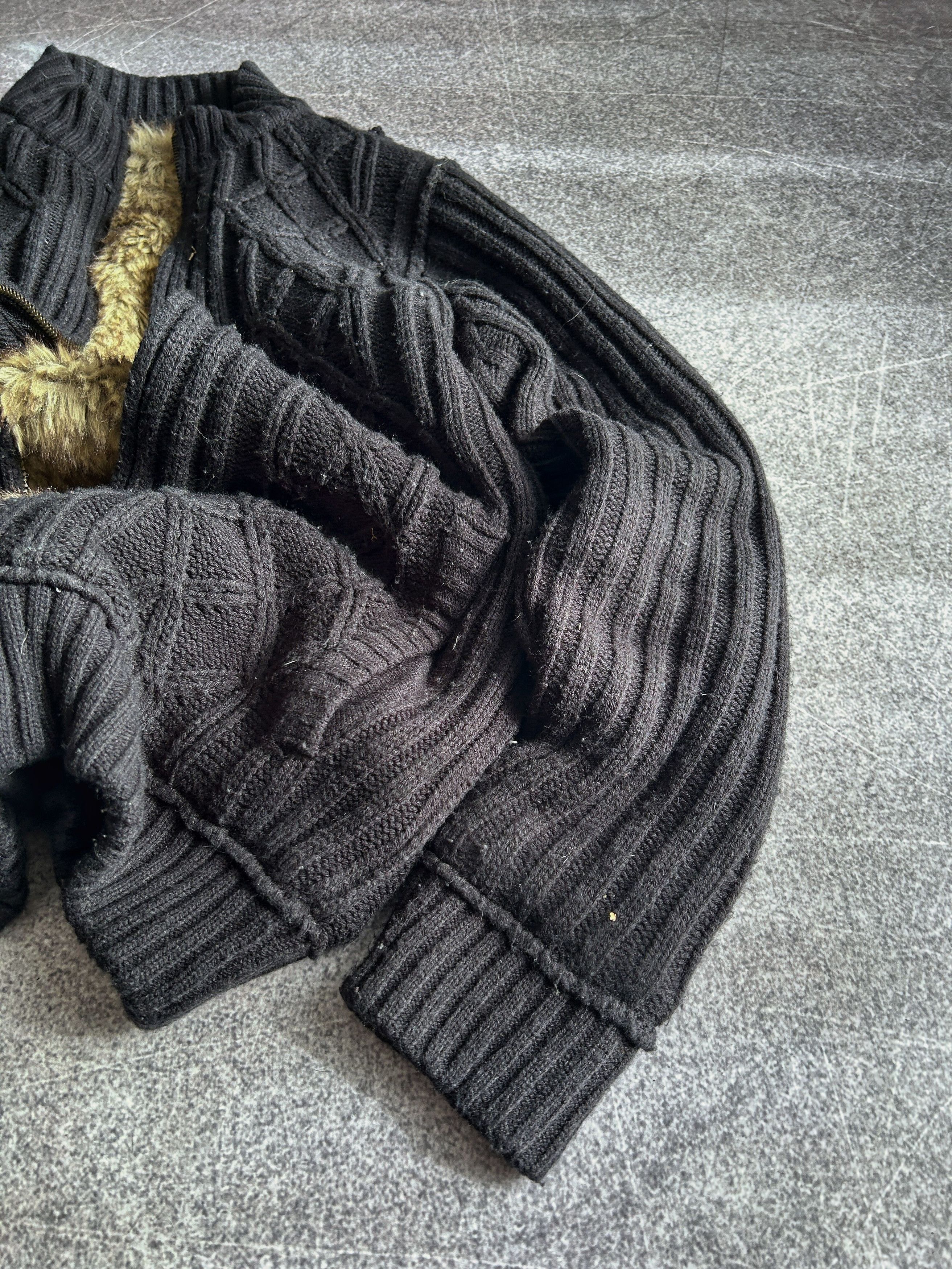 Japanese Brand Y2K Junya Watanabe Kapital Style Japanese Zip Fur Sweater Size US M / EU 48-50 / 2 - 4 Thumbnail