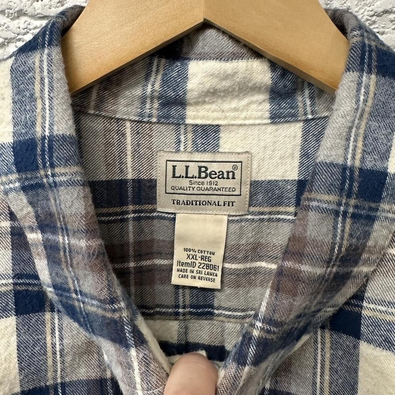 L.L. Bean Vintage L.L. Bean Plaid Flannel Button Down Collared XXL Size US XXL / EU 58 / 5 - 4 Thumbnail