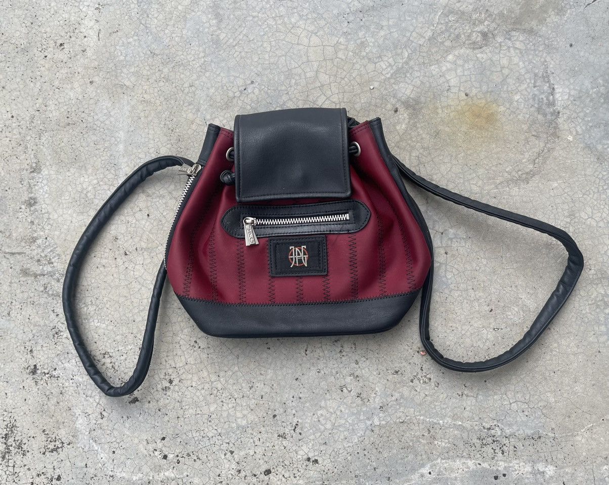 Jean Paul Gaultier × Vintage Jean Paul Gaultier Small Backpack Leather & Nylon Size ONE SIZE - 2 Thumbnail
