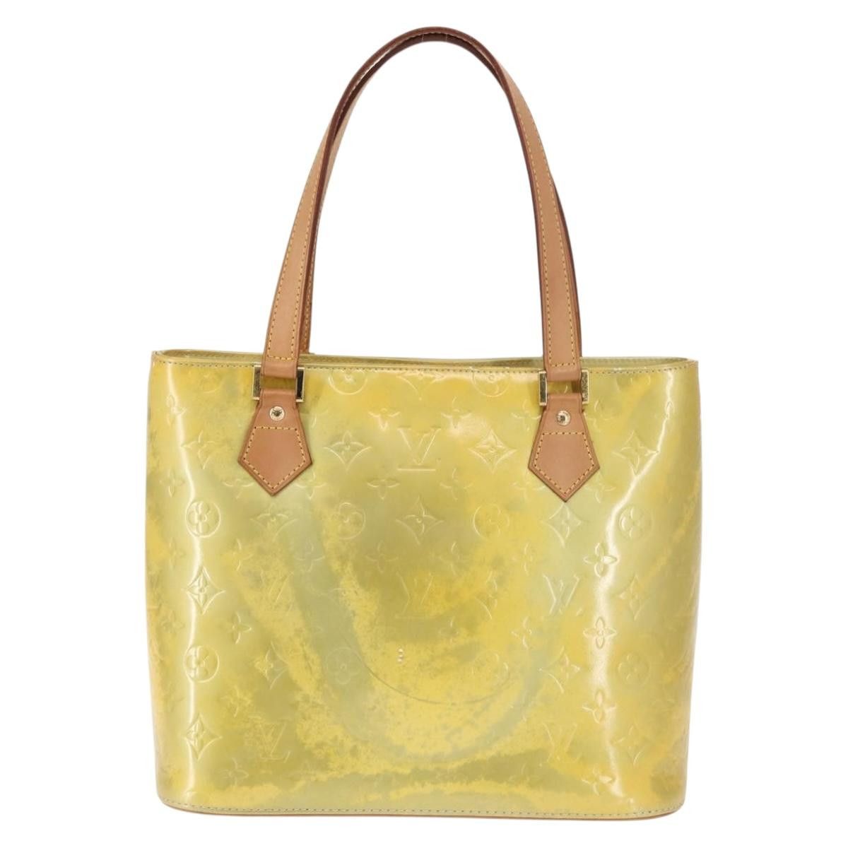 Louis Vuitton LOUIS VUITTON Monogram Vernis Houston Hand Bag Gris M91053 Size ONE SIZE - 2 Thumbnail