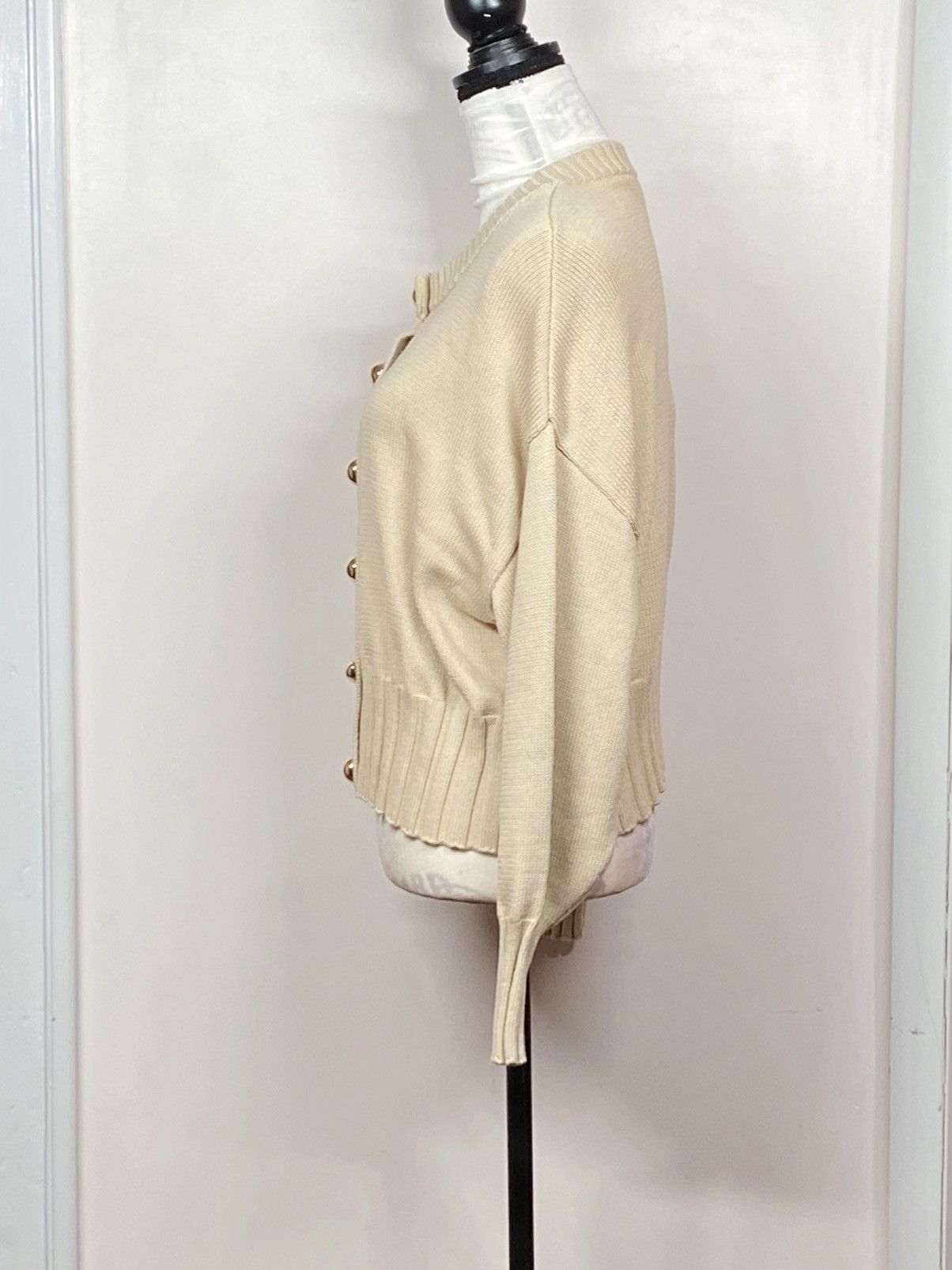 Altuzarra Altuzarra Natural Cotton And Silk-Blend Cardigan size L Size L / US 10 / IT 46 - 9 Thumbnail