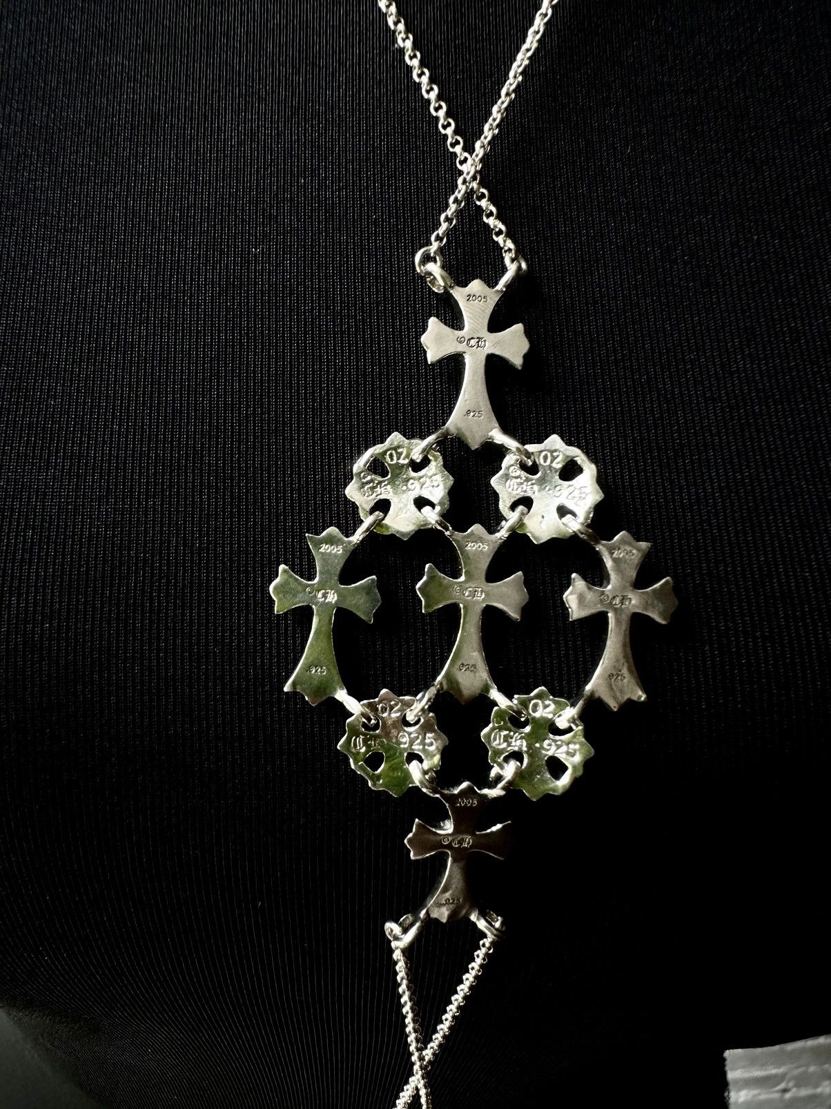 Chrome Hearts 1 of 1 FULL BODY CHAIN MULTI CROSS SILVER Size ONE SIZE - 11 Thumbnail