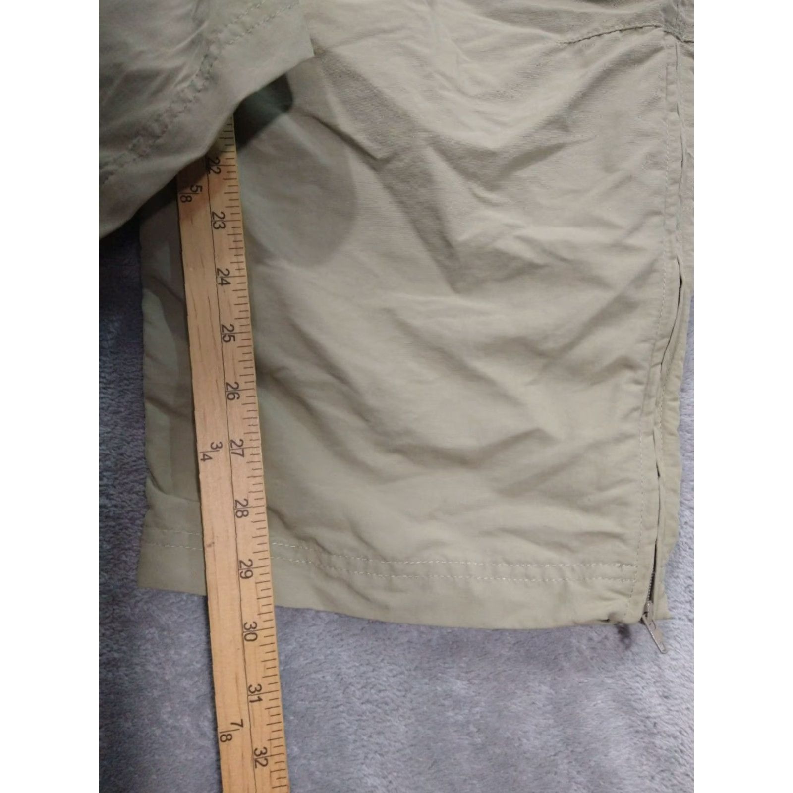 Vintage Cabela's Nylon Cargo Pants Mens 40x30 Beige Convertible Hiking Camping Size US 40 / EU 56 - 5 Thumbnail