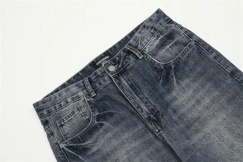 VIBE American high street retro washed distressed flared jeans Size US 32 / EU 48 - 4 Thumbnail