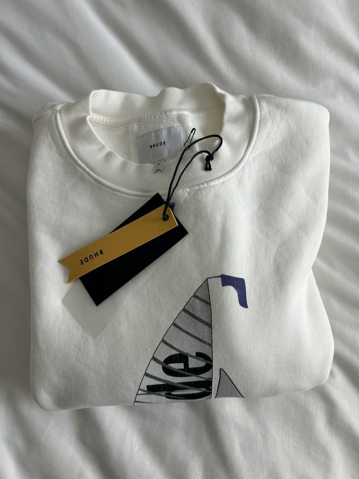 Rhude Rhude Sweatshirt Catamaran Champion Crewneck Sail Boat USA Size US M / EU 48-50 / 2 - 10 Thumbnail