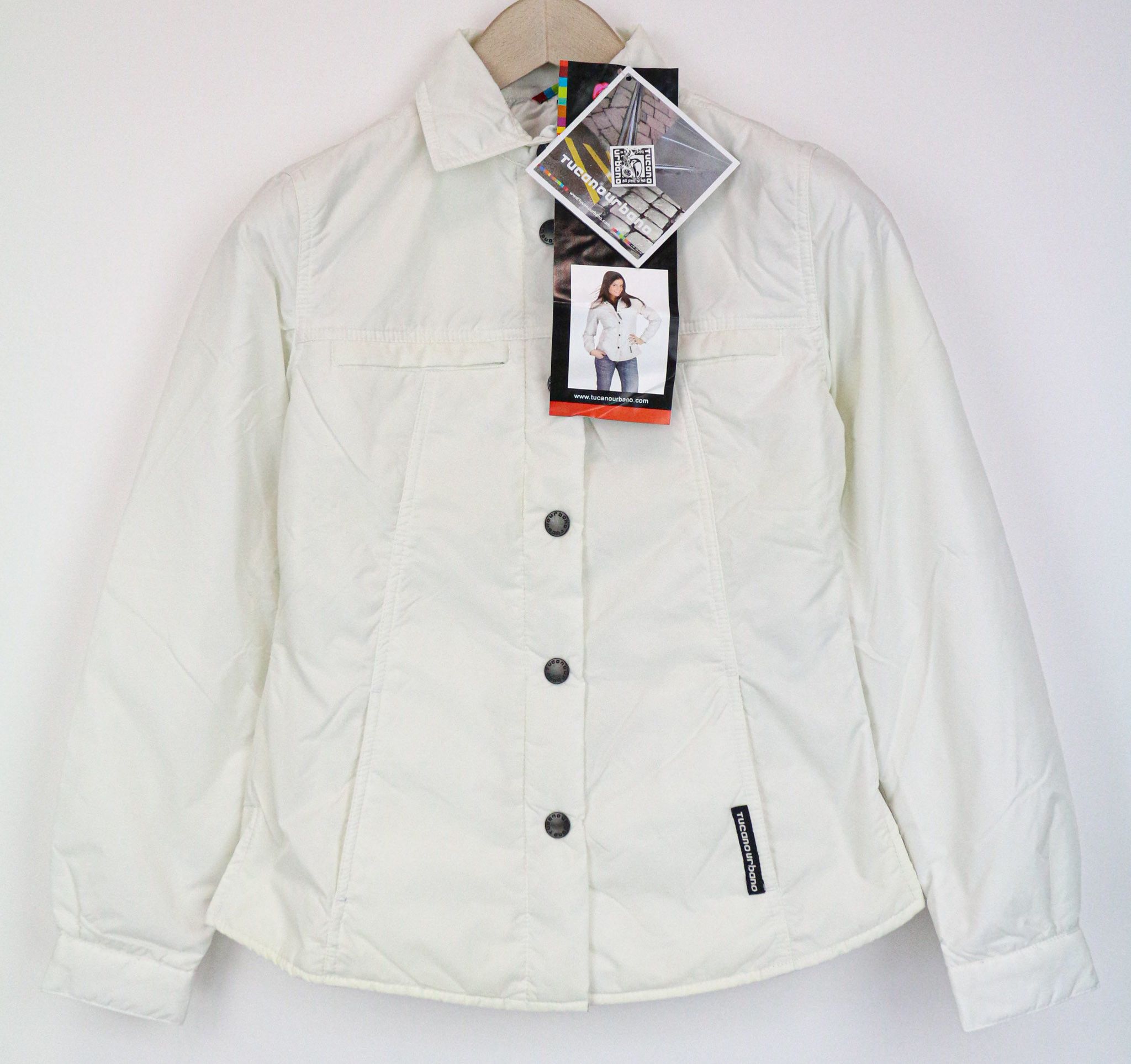 Other LORI 2XS Off-White Windproof Zip Snap Jacket 75853 Size XXS / US 00 / IT 34 - 1 Thumbnail