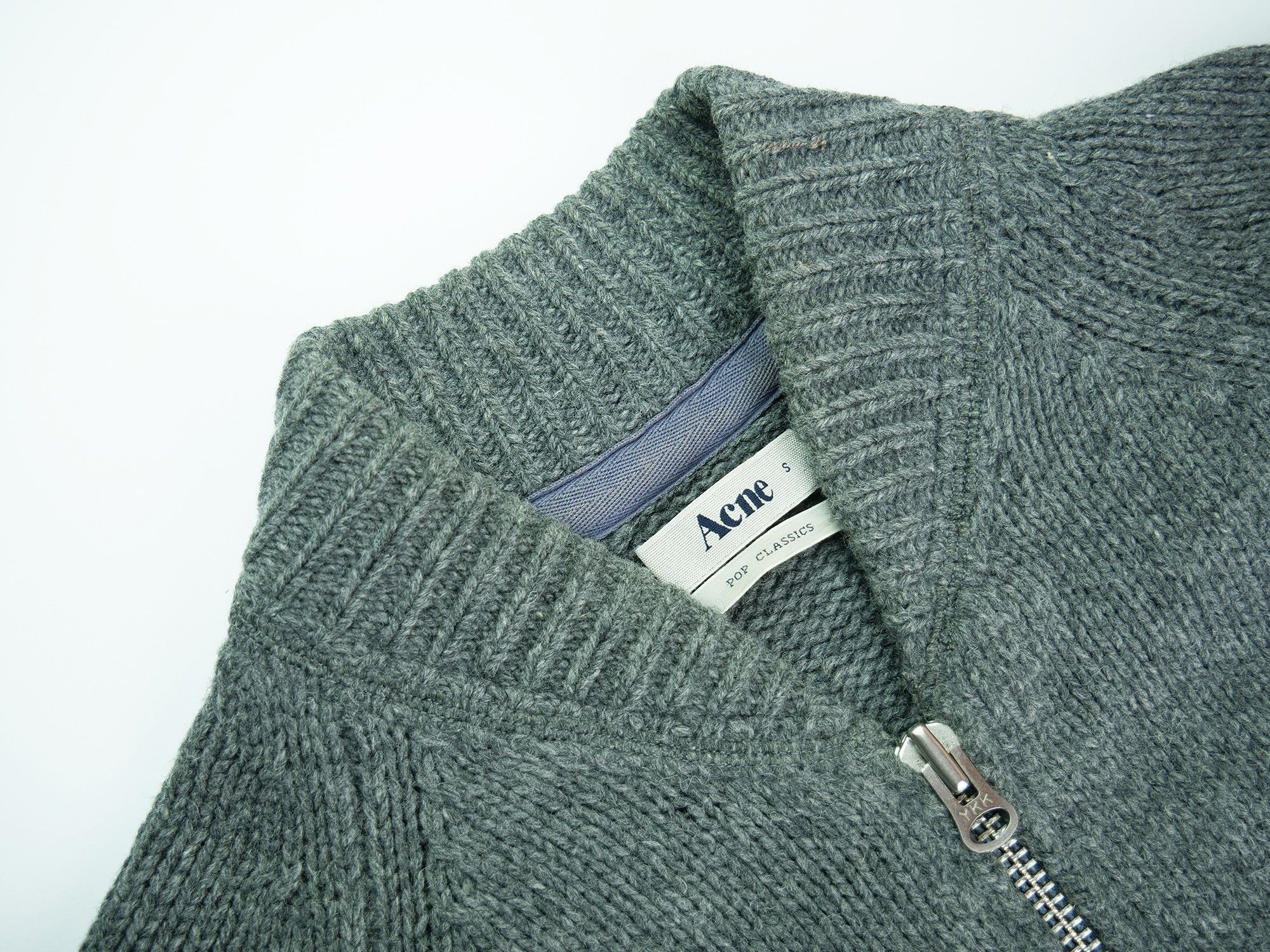Acne Studios Acne Studios zip wool sweater Size US S / EU 44-46 / 1 - 2 Thumbnail