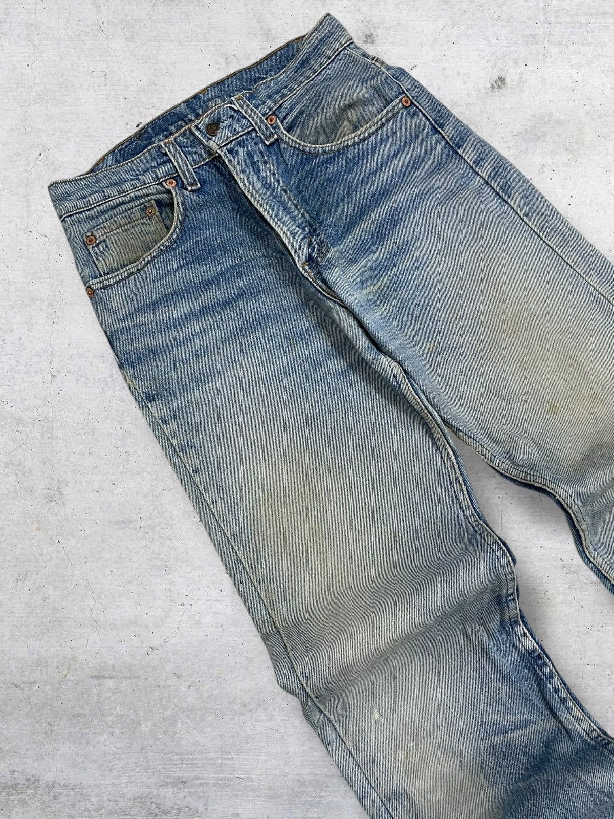 Levi's Vintage Clothing VINTAGE 505 LEVIS USA DESIGNER 90S OLD STAIN MUD OG DENIM Size US 26 / EU 42 - 7 Thumbnail