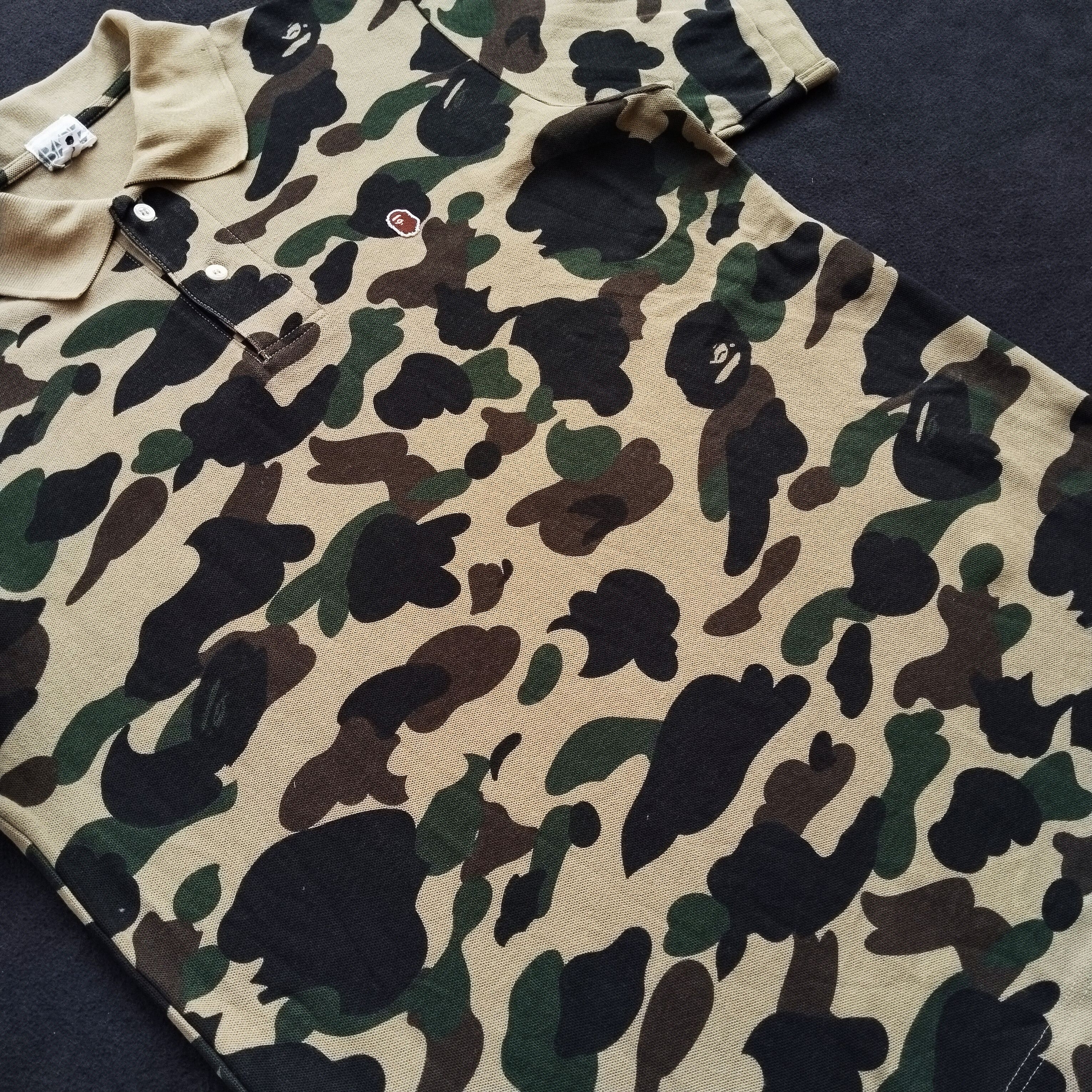 Bape 2006 Bape Camo Polo Size US M / EU 48-50 / 2 - 2 Thumbnail