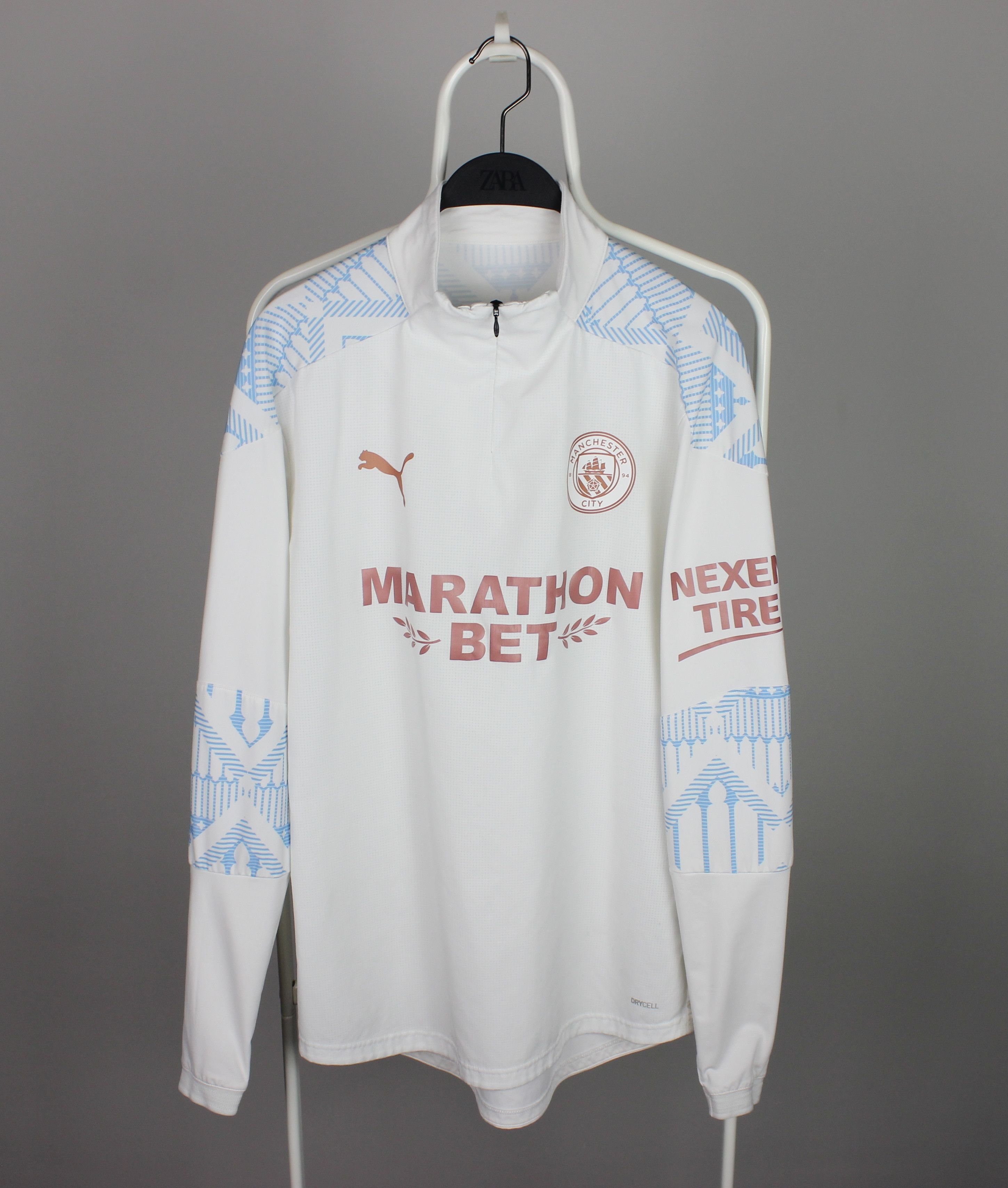Puma Puma manchester city 2021 2020 training 1/4 zip sweatshirt M Size US M / EU 48-50 / 2 - 3 Thumbnail