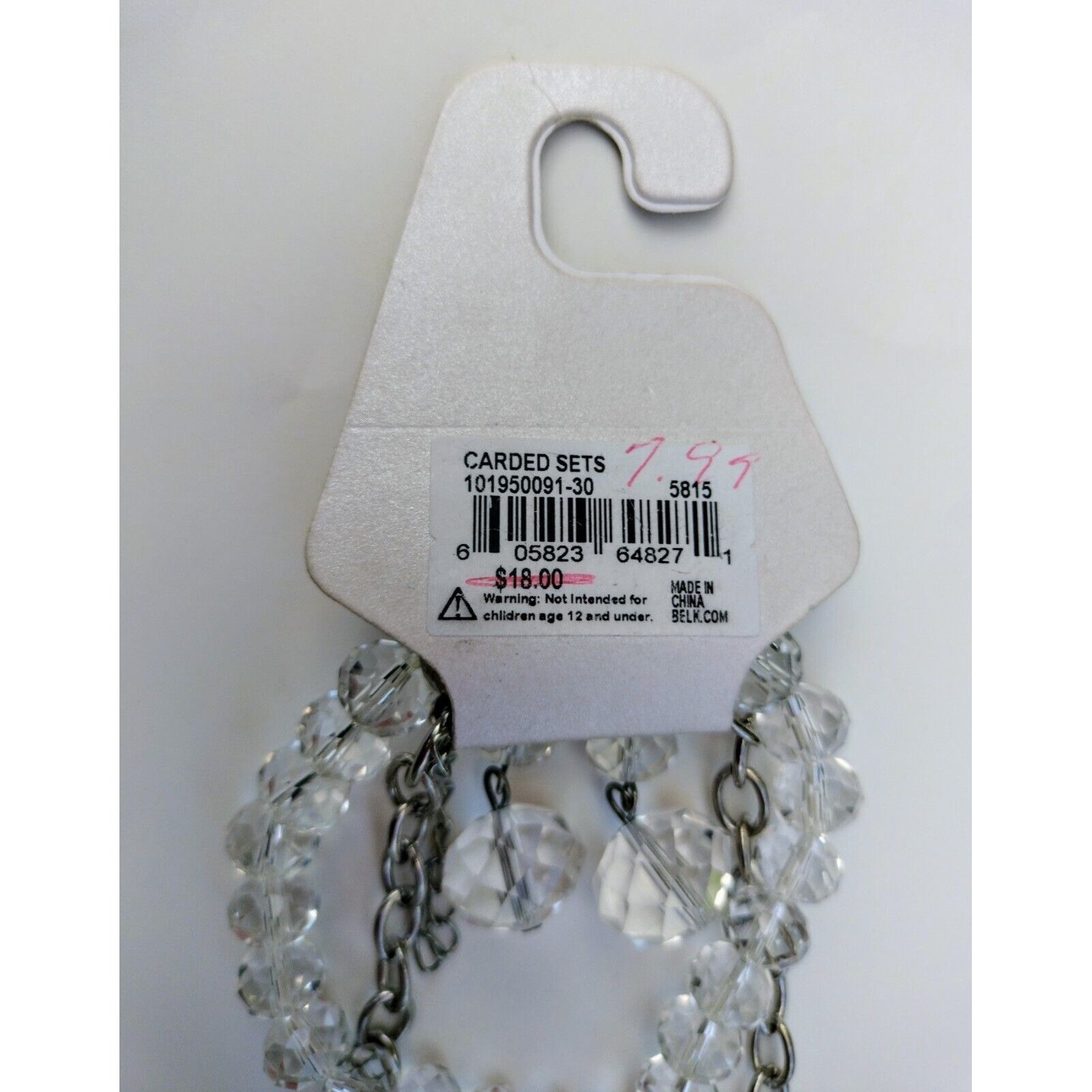 Other Kim Rogers Set Clear Beads Necklace Earrings Bracelet Transp Size ONE SIZE - 12 Thumbnail