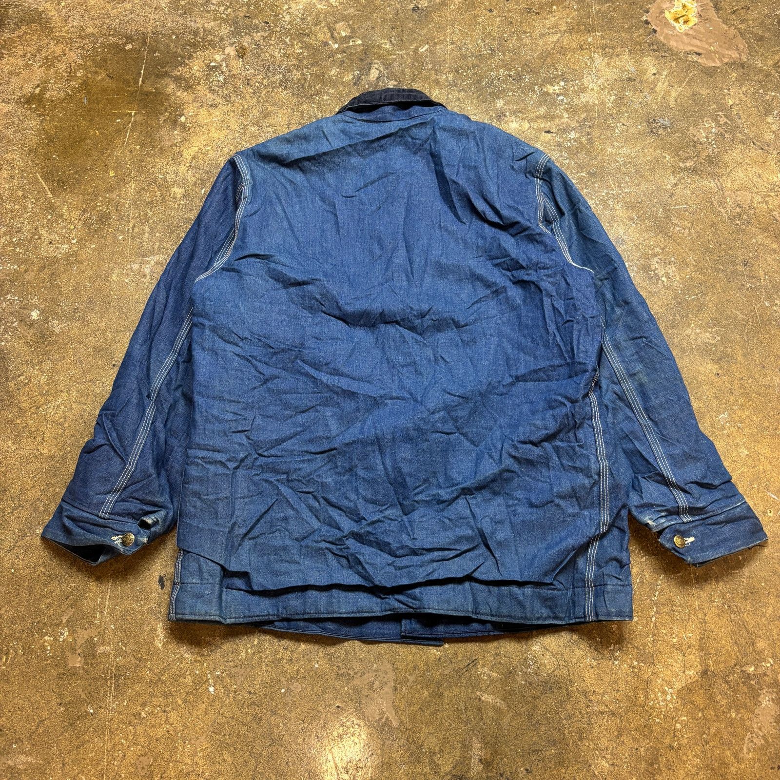 Sears × Vintage VTG 70s Sears Work Leisure Blanket Chore Denim Jacket Mens L Size US L / EU 52-54 / 3 - 3 Thumbnail