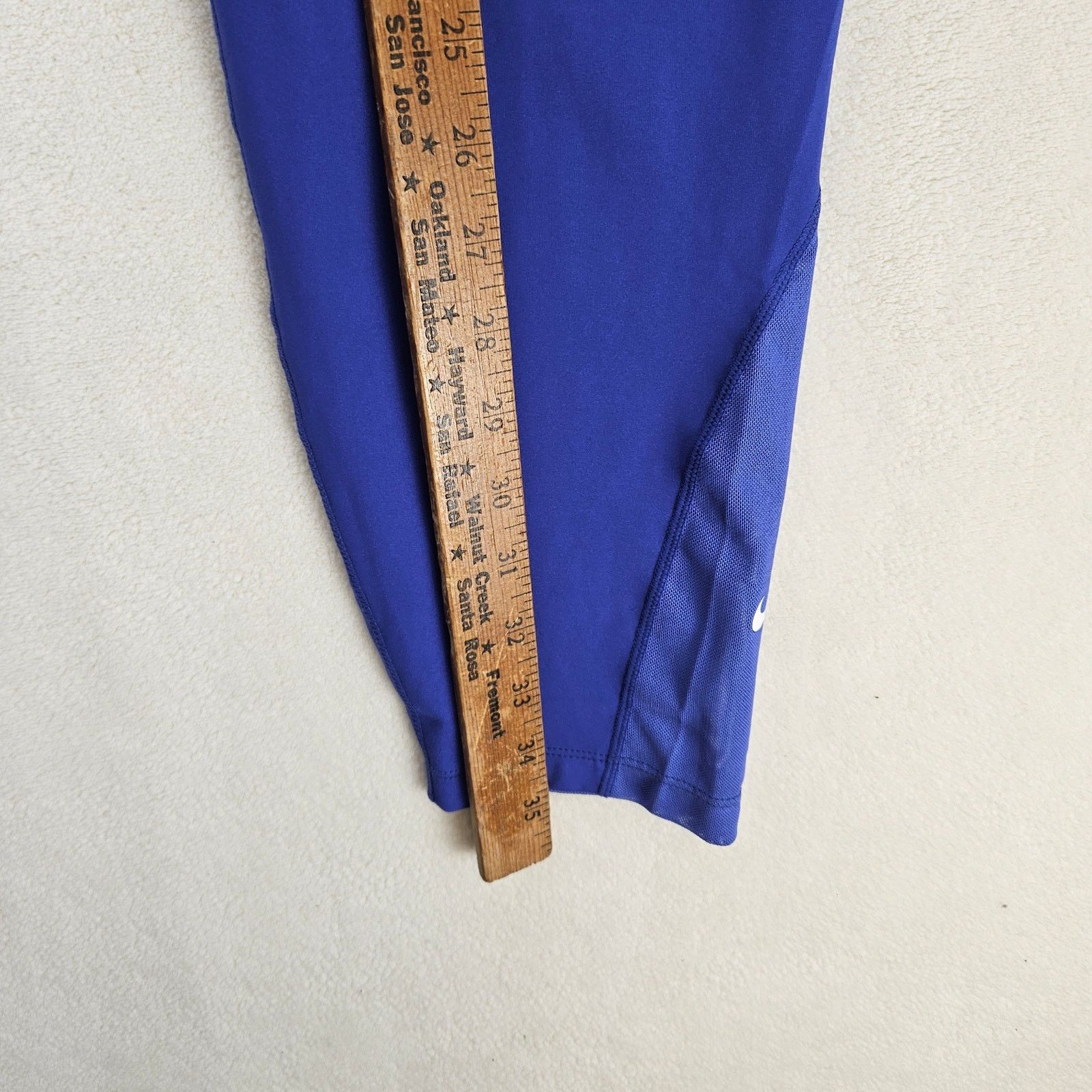 Nike NIKE WOMEN'S XXL MID RISE 7/8 MESH PANELED LEGGINGS DD0249 Size 36" / US 14 / IT 50 - 4 Thumbnail