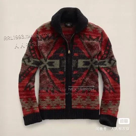 RRL Ralph Lauren RRL Ralph Lauren Old 2012 Indian Totem Cardigan Sweater Size US S / EU 44-46 / 1 - 1 Thumbnail