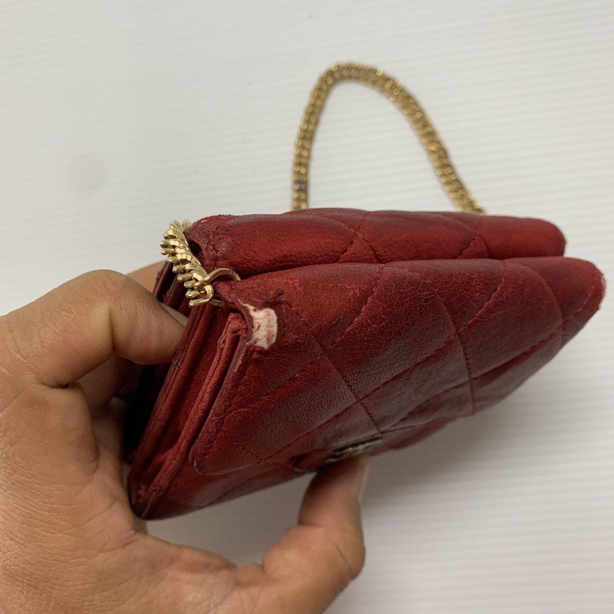Chanel Chanel Red Leather Wallet Size ONE SIZE - 8 Thumbnail