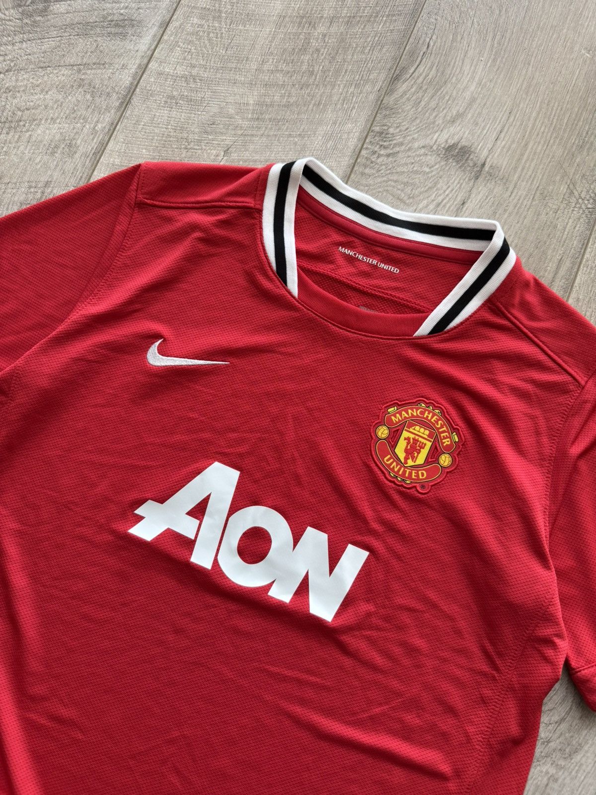 Nike MANCHESTER UNITED 2012/2013 SOCCER JERSEY HOME NIKE KIDS XL Size US S / EU 44-46 / 1 - 3 Thumbnail