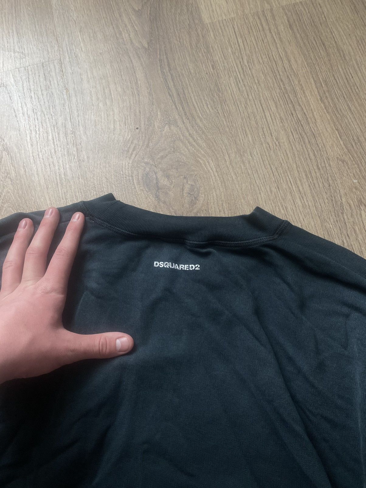 Band Tees × Dsquared2 Men's Dsquared2 Black Heavy Metal Brothers Sweatshirt Size US XL / EU 56 / 4 - 4 Thumbnail