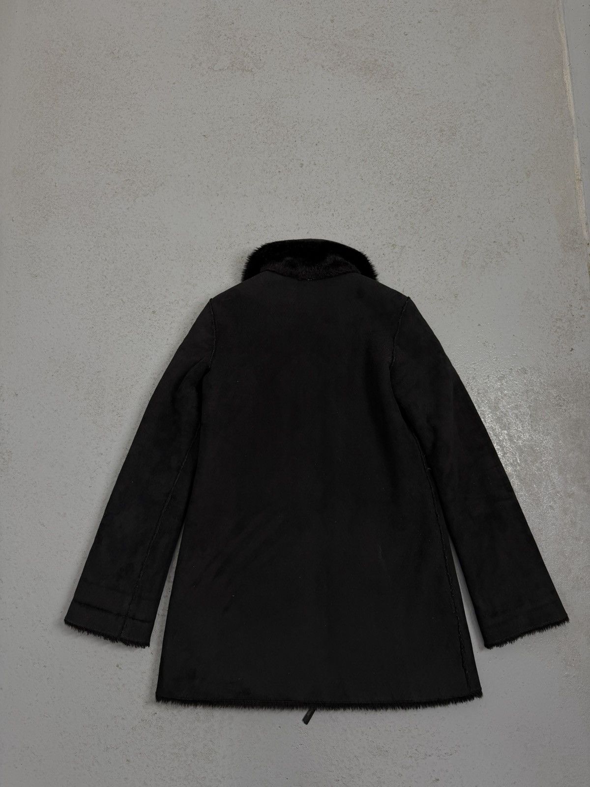 Armani Armani Jeans Fur /Suede Reversible Coat Size L / US 10 / IT 46 - 25 Thumbnail