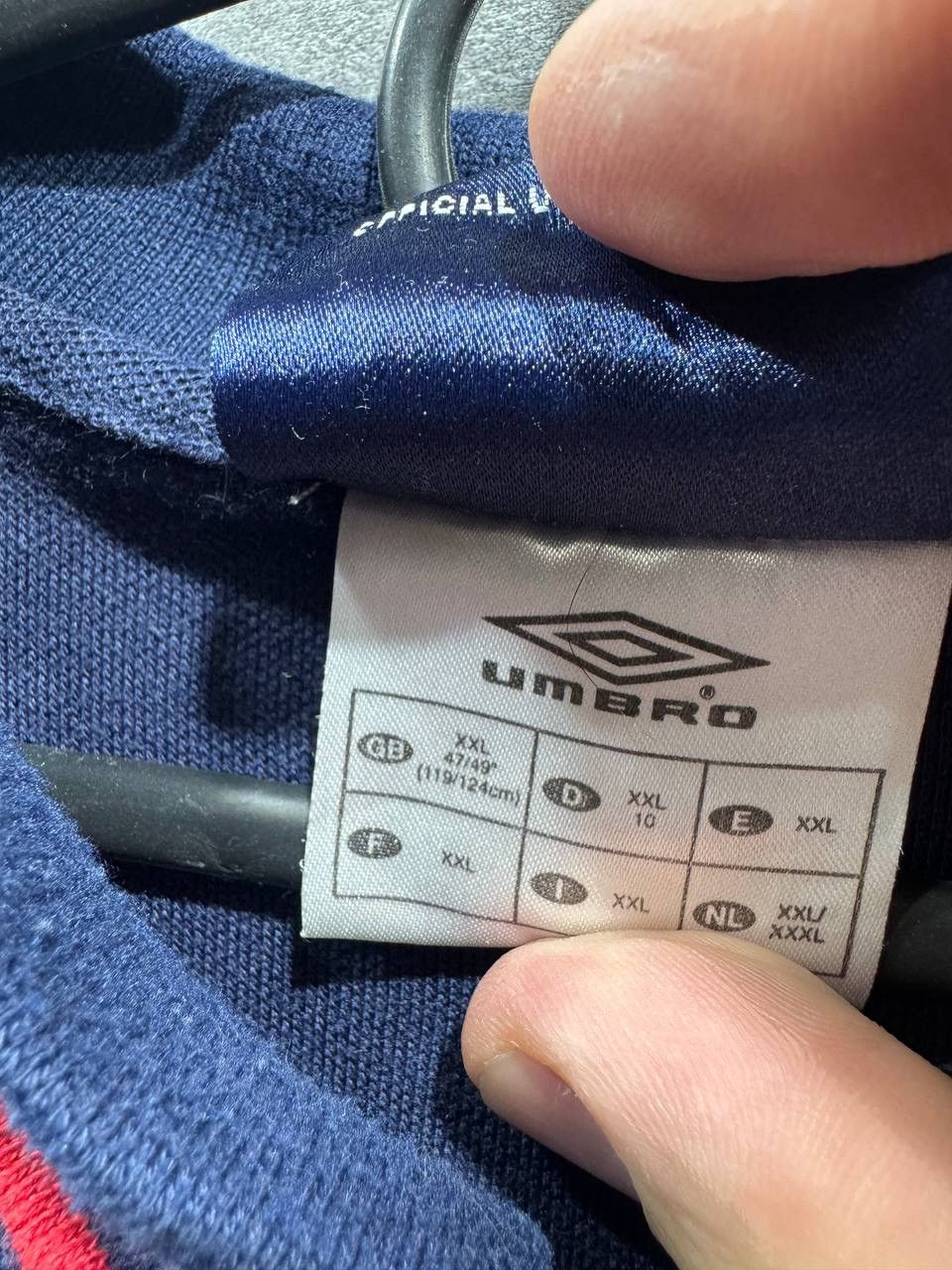Umbro 2002-03 England Umbro Polo Shirt Men’s Size XXL (2XL) Size US XXL / EU 58 / 5 - 10 Thumbnail