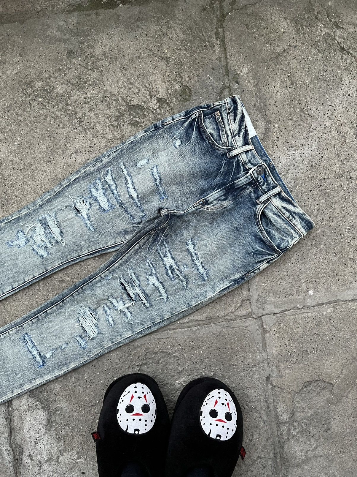 Vintage Vintage (Amiri Style) H&M Jeans Size US 31 - 2 Thumbnail
