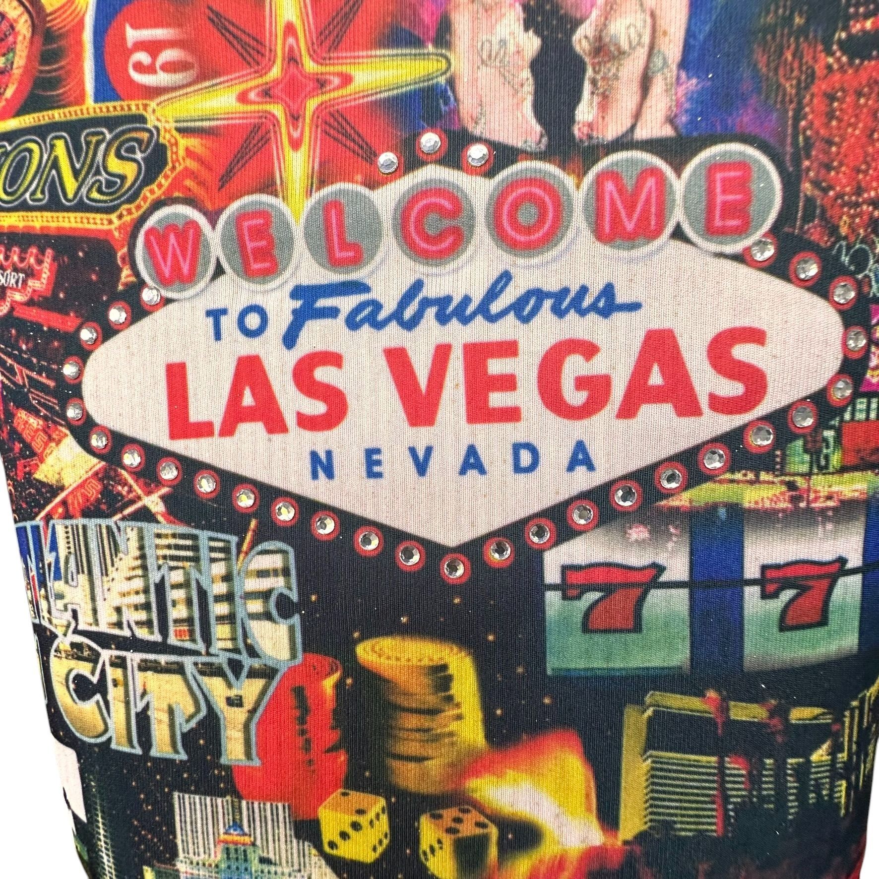 Vintage ViTG Las Vegas Purse Tote Bag Atlantic City Black Jack Poker Size ONE SIZE - 3 Thumbnail