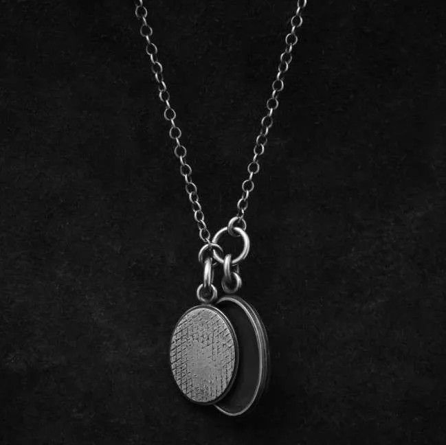 Werkstatt Munchen Werkstatt Munchen M3861 Distressed 2 Silver Tag Necklace Size ONE SIZE - 6 Thumbnail