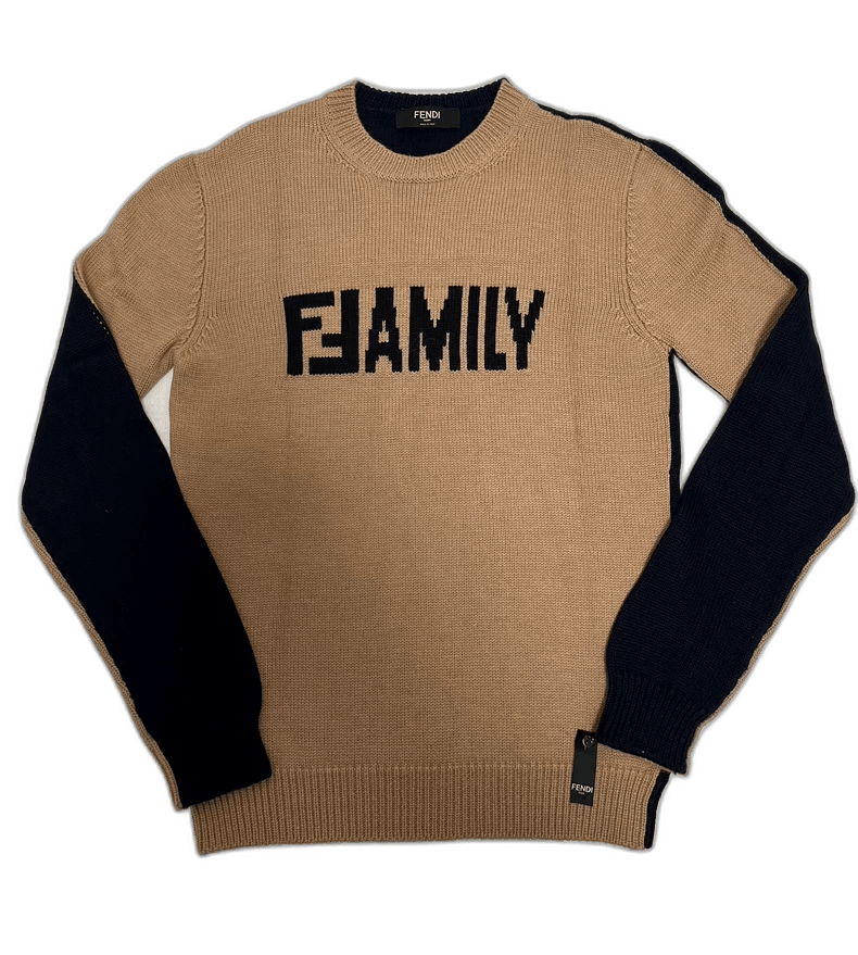 Fendi Fendi Color Block Knit Sweater Size US S / EU 44-46 / 1 - 1 Thumbnail