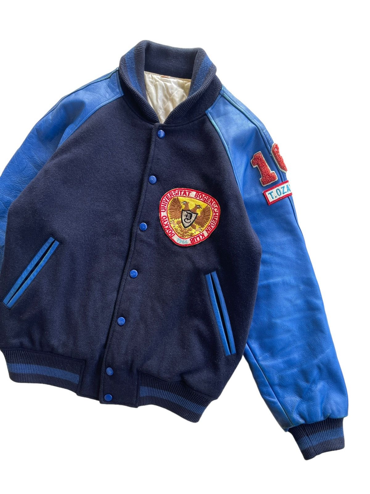 Vintage 90s Village Stone Varsity Jacket