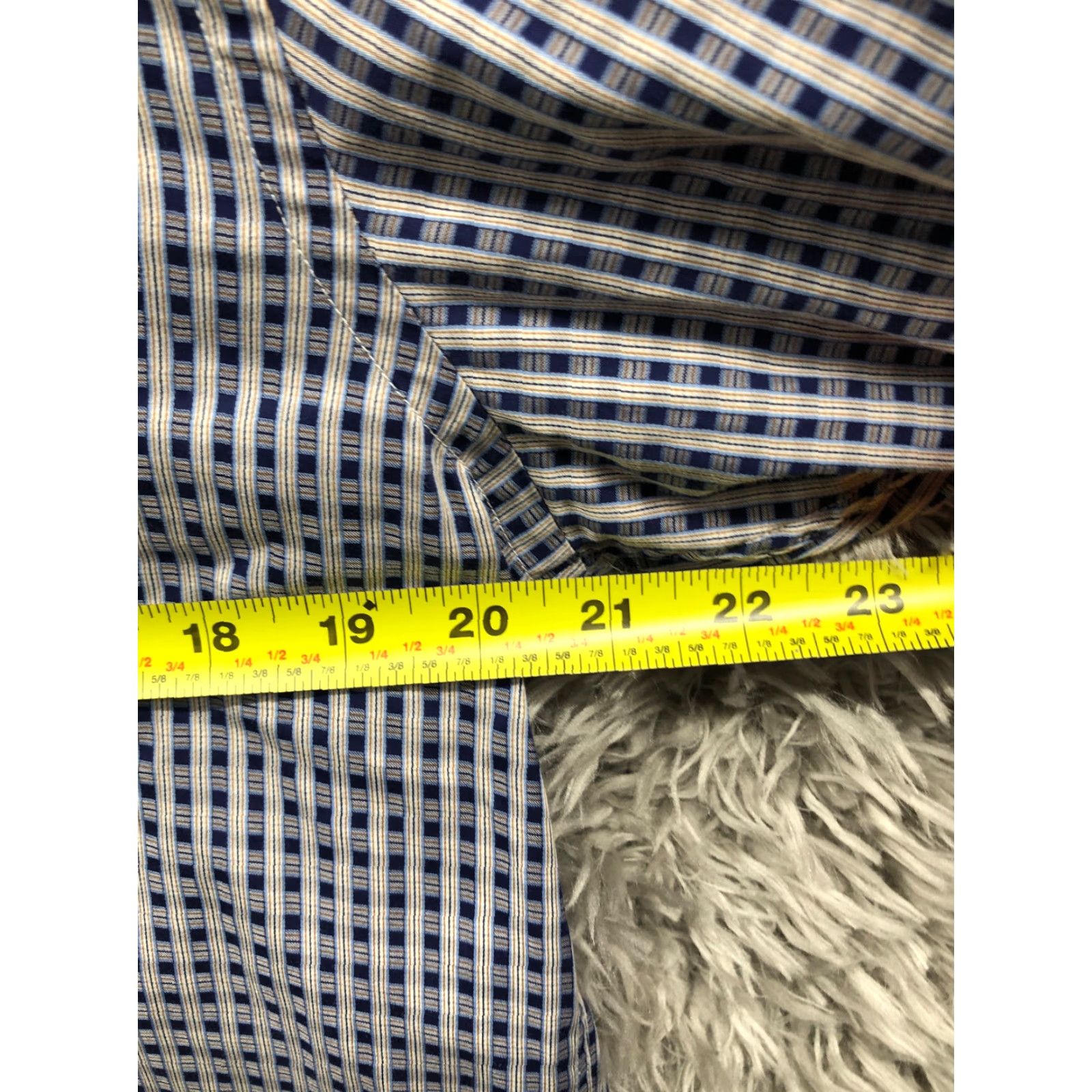 Robert Talbott Robert Talbott Shirt L Mens Blue Plaid Long Sleeve Button-Down Collar Shirt Size US L / EU 52-54 / 3 - 5 Thumbnail