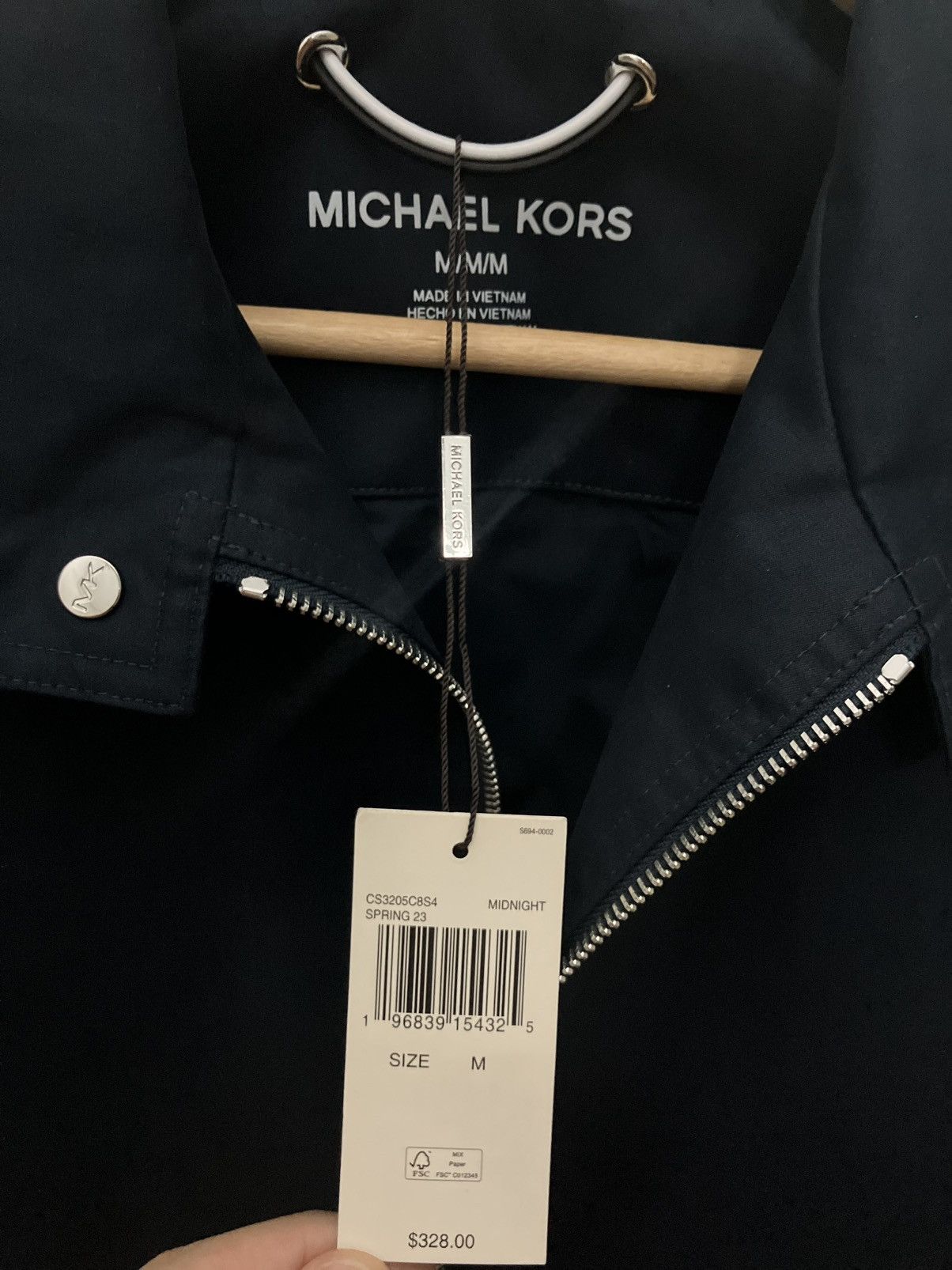 Michael Kors Michael Kors Men’s Cotton Blend Blouson Jacket - Size M Size US M / EU 48-50 / 2 - 3 Thumbnail