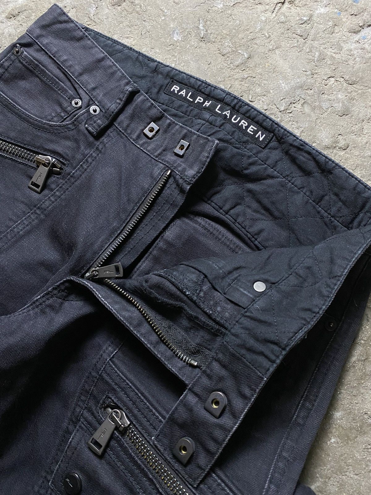 Ralph Lauren Black Label Ralph Lauren Black Label Biker Jeans Size US 32 / EU 48 - 11 Thumbnail