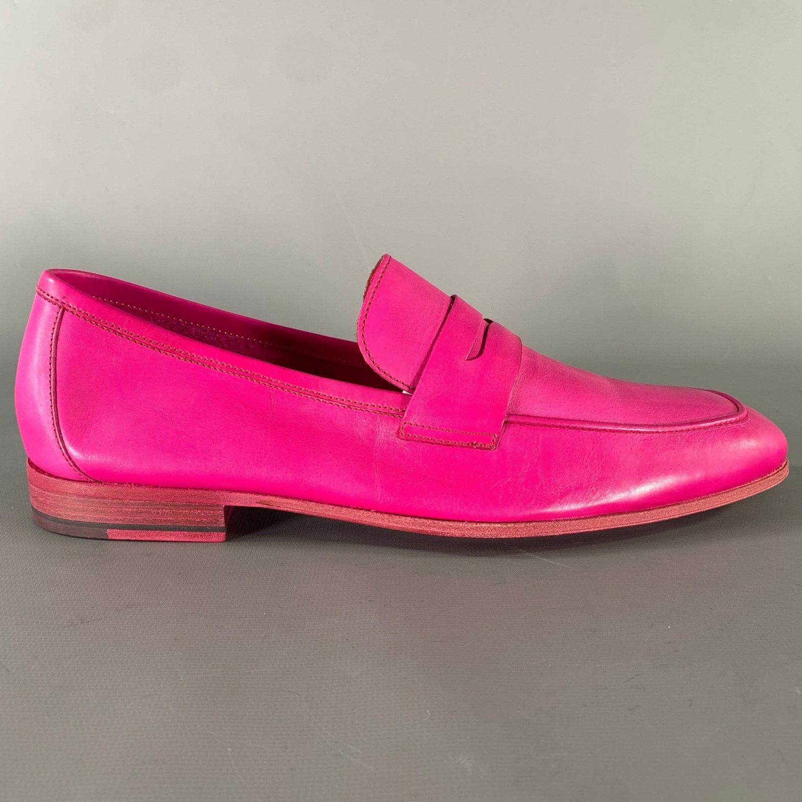 Paul Smith PS by PAUL SMITH Size 7 Pink Leather Slip On Loafers Size US 7 / EU 40 - 2 Thumbnail