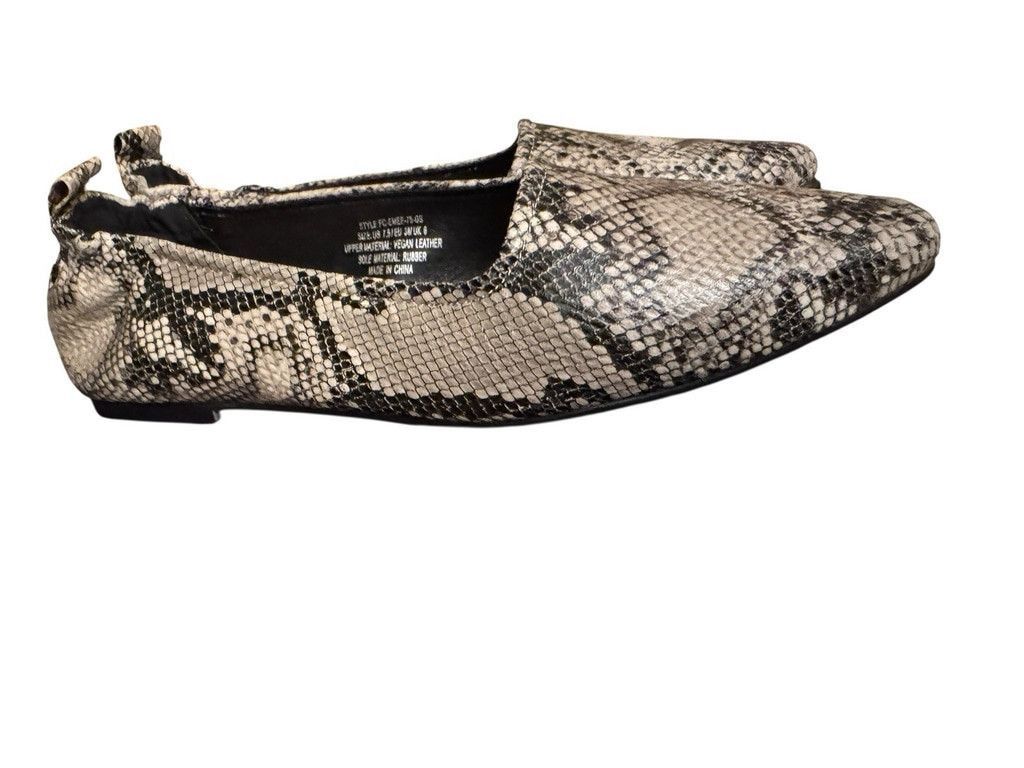 French Connection French Connection Jaymey Snake Print Flats Size US 7.5 / IT 37.5 - 1 Thumbnail