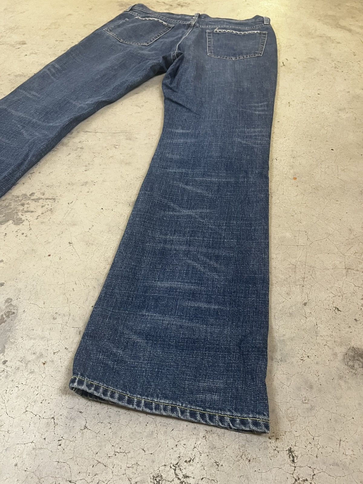 Japanese Brand × Uniqlo × Vintage Flared Jeans Uniqlo Japan Size US 34 / EU 50 - 8 Thumbnail