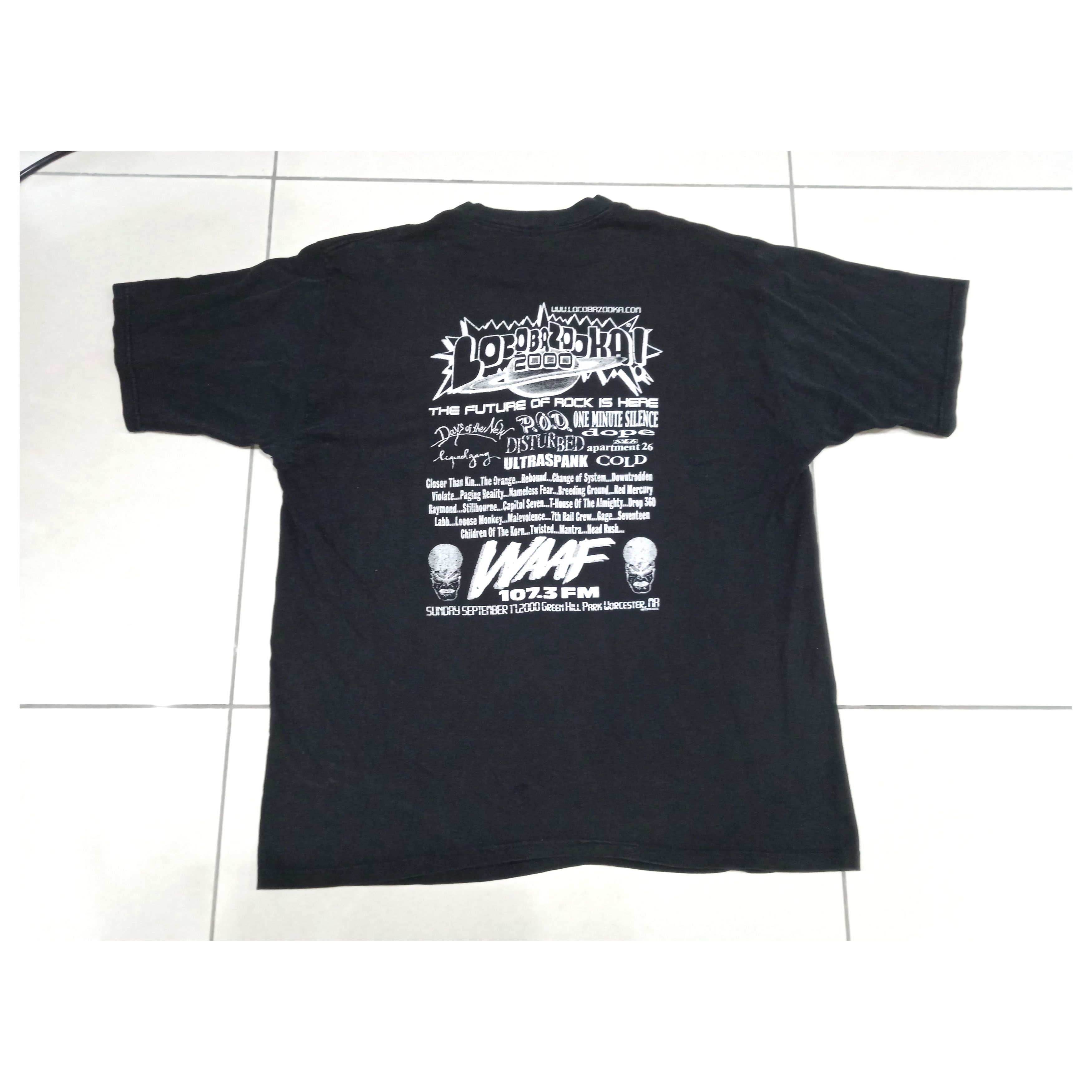 Band Tees × Vintage Vintage 2000s Locobazooka 2000 Rock Fest T-Shirt Y2K Size US XL / EU 56 / 4 - 1 Thumbnail