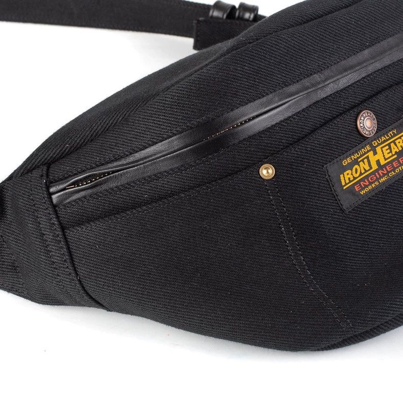 Iron Heart Iron heart Heavyweight super 21oz denim chest bag waist bag Size ONE SIZE - 4 Thumbnail
