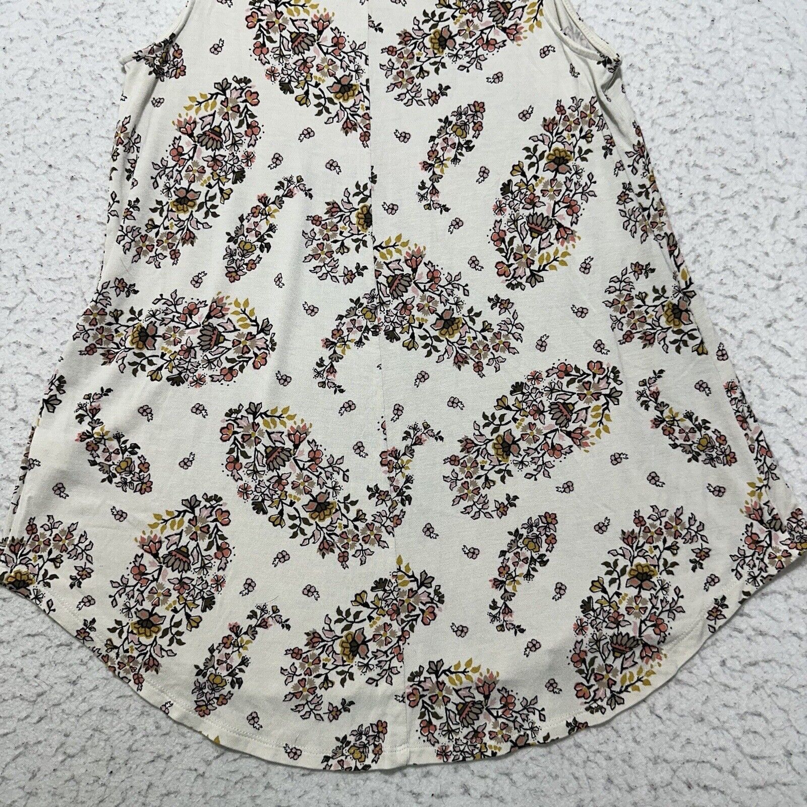 Old Navy Old Navy Luxe Women's XS Sleeveless Tank Top Floral Blouse Size XS / US 0-2 / IT 36-38 - 9 Thumbnail