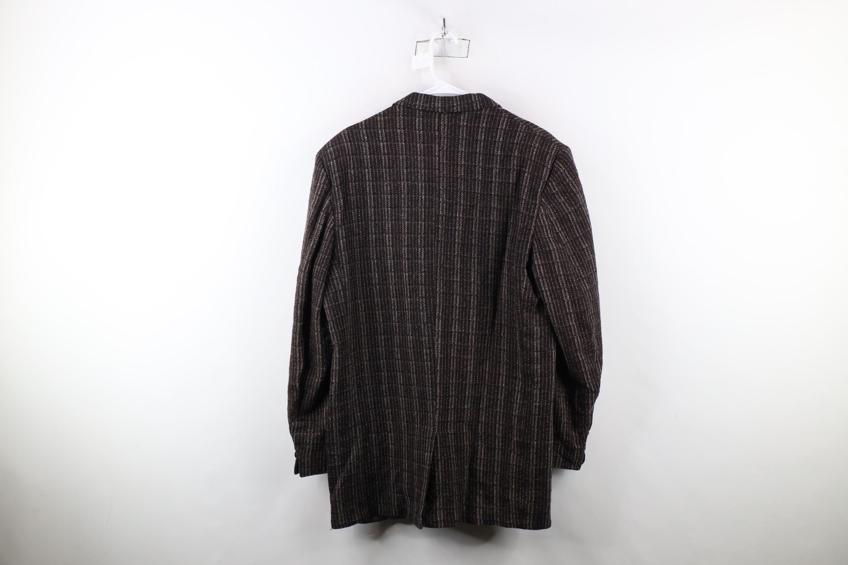 Vintage Vintage 50s 60s Streetwear Wool Tweed Suit Jacket Blazer USA Size US L / EU 52-54 / 3 - 12 Thumbnail