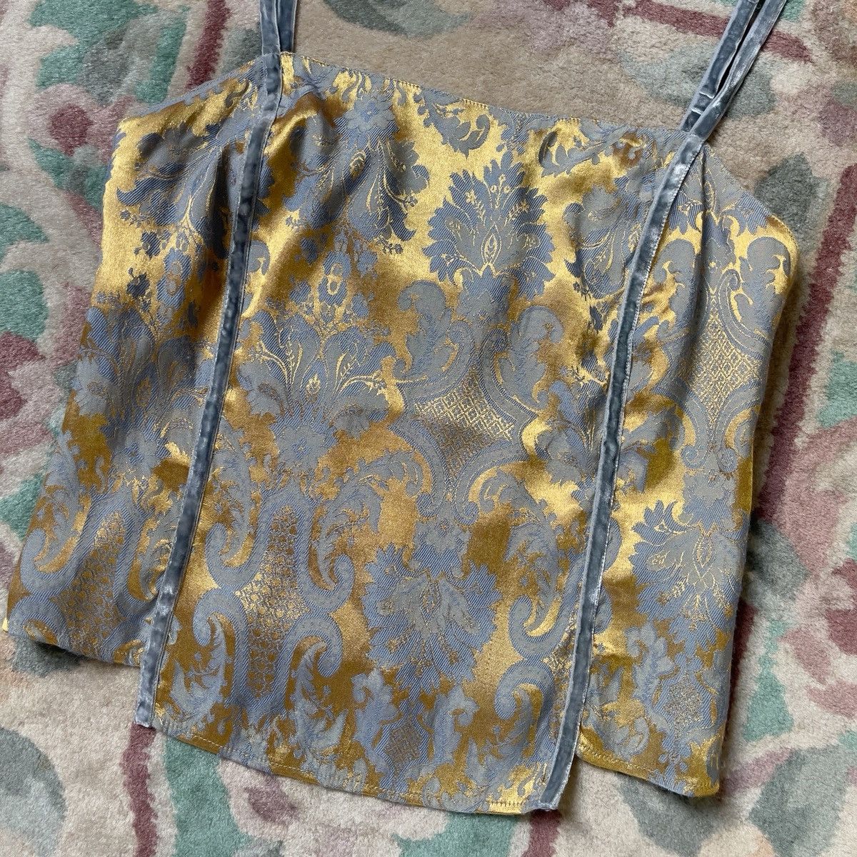 Victoria's Secret Victoria’s Secret 1990s Jacquard Damask Camisole (S) Size S / US 4 / IT 40 - 5 Thumbnail
