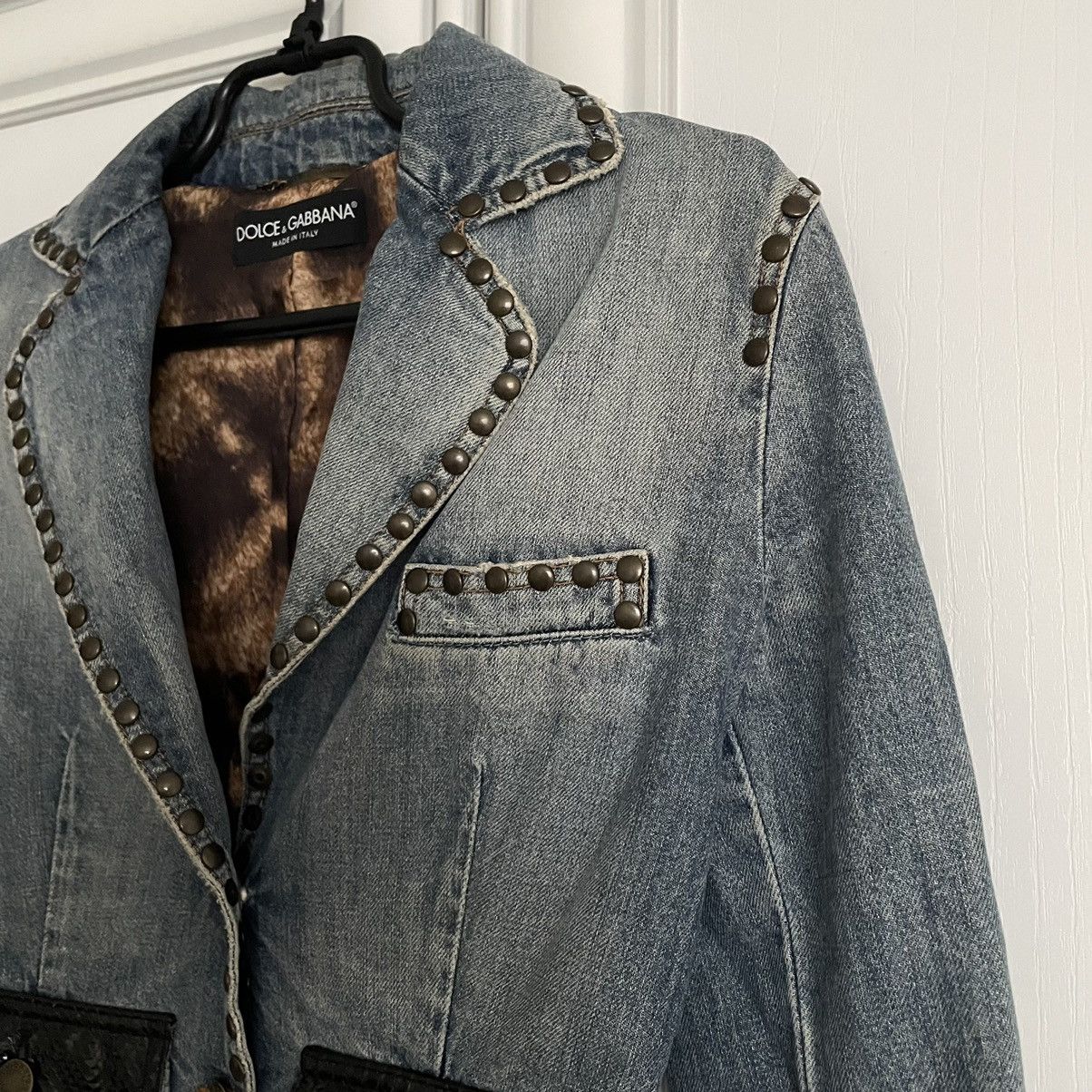 Dolce & Gabbana Vintage Avant-Garde Dolce & Gabbana Mainline Denim Jacket Size XS / US 0-2 / IT 36-38 - 4 Thumbnail