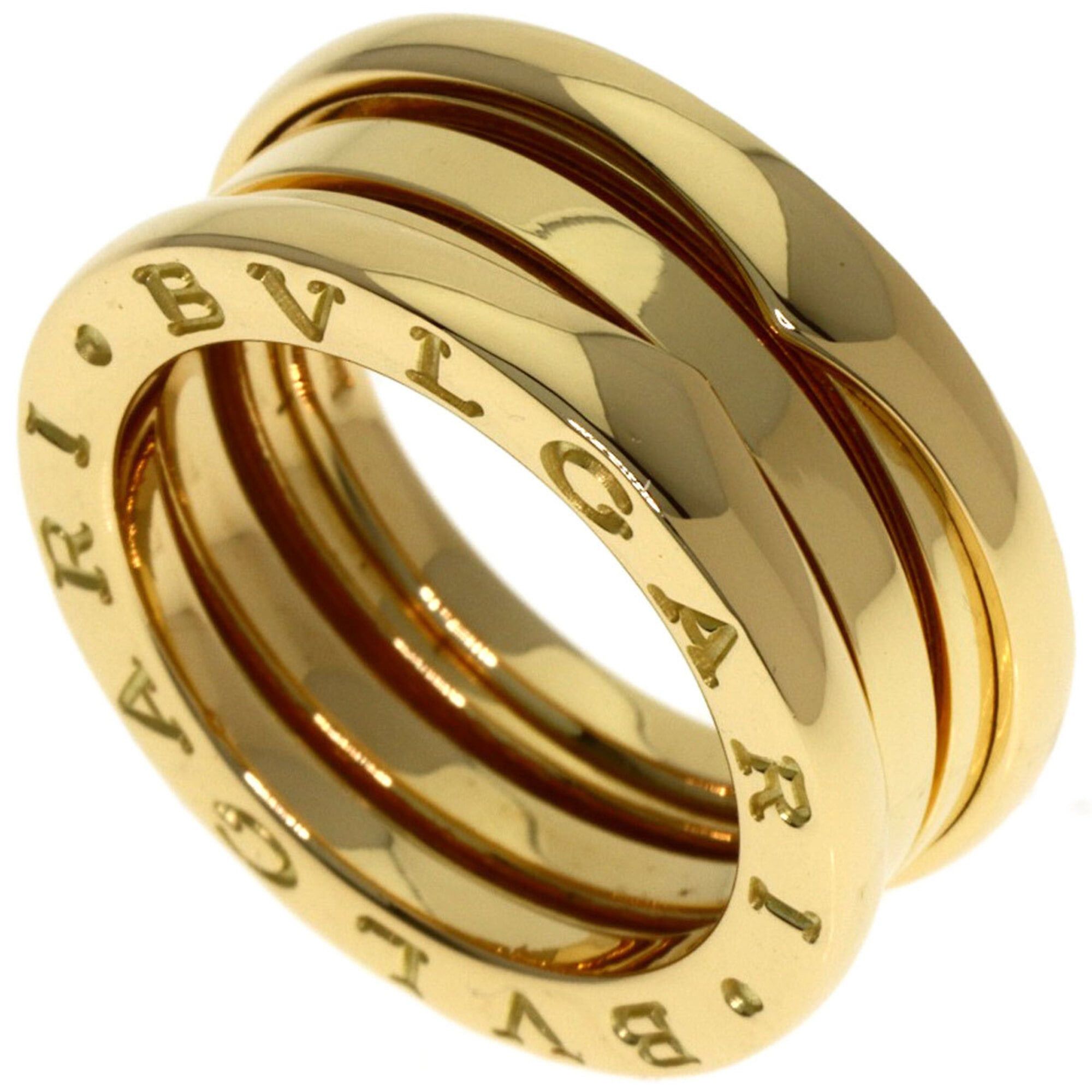 Bvlgari BVLGARI B-zero1 2-band ring #49, 18K yellow gold, women's. Size ONE SIZE - 1 Thumbnail
