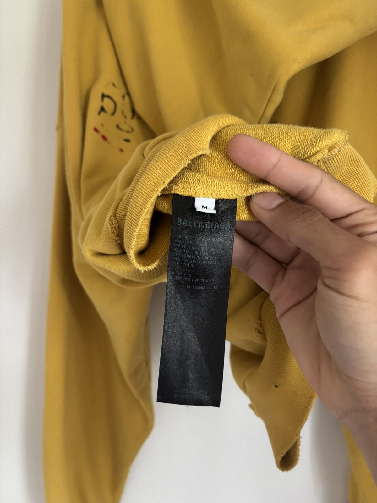 Balenciaga Balenciaga Summer 23 Sharpie Bleed hoodie Size US M / EU 48-50 / 2 - 5 Thumbnail