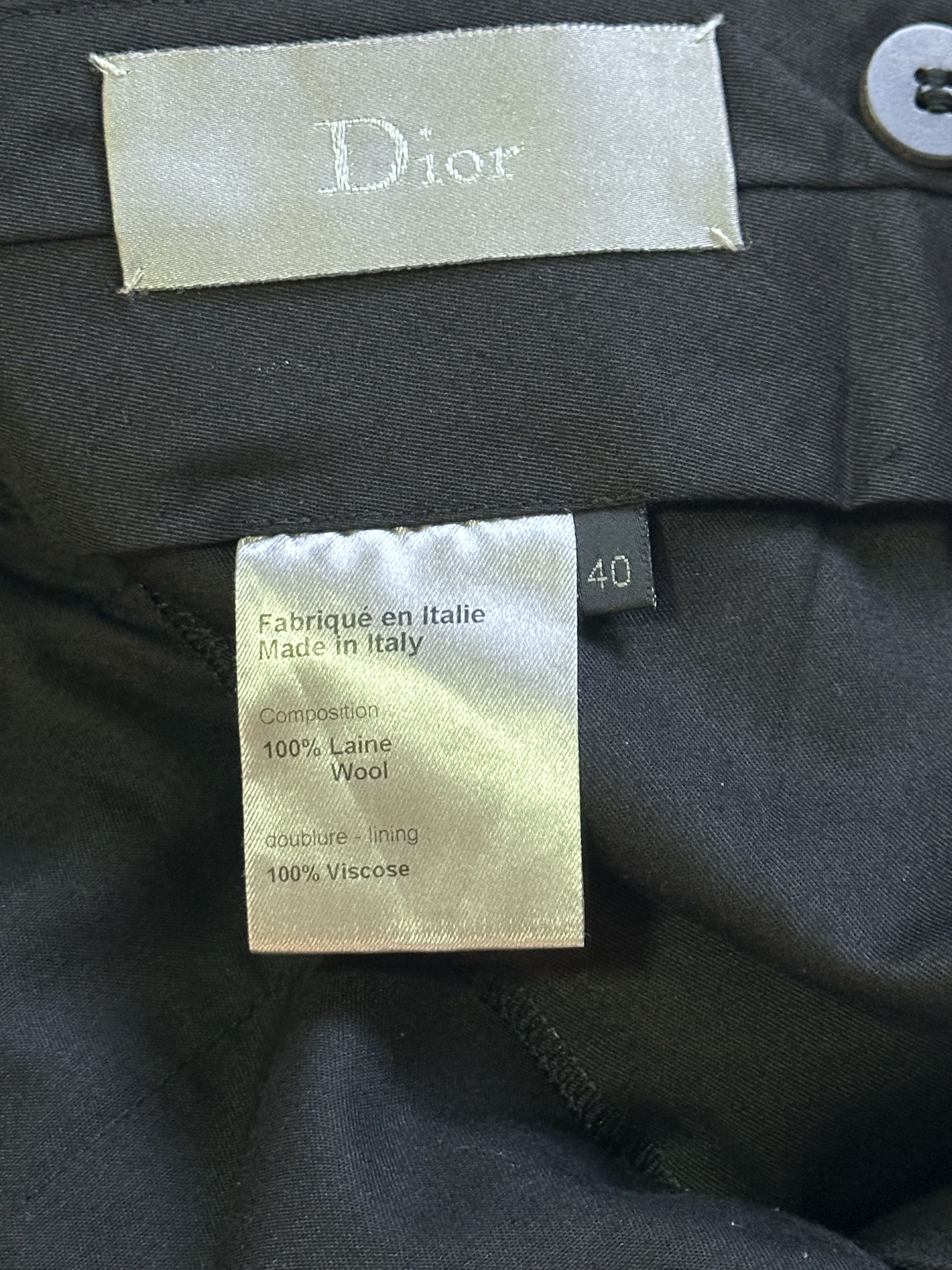 Dior [FINAL PRICE] DIOR HOMME Wool Pants Size US 30 / EU 46 - 8 Thumbnail