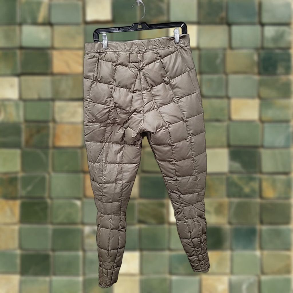 Eddie Bauer VINTAGE Eddie Bauer Goose Down Puffer Pants Men Size S Regular 34x29 Brown Quilted Snow Pants Size US 29 - 1 Thumbnail