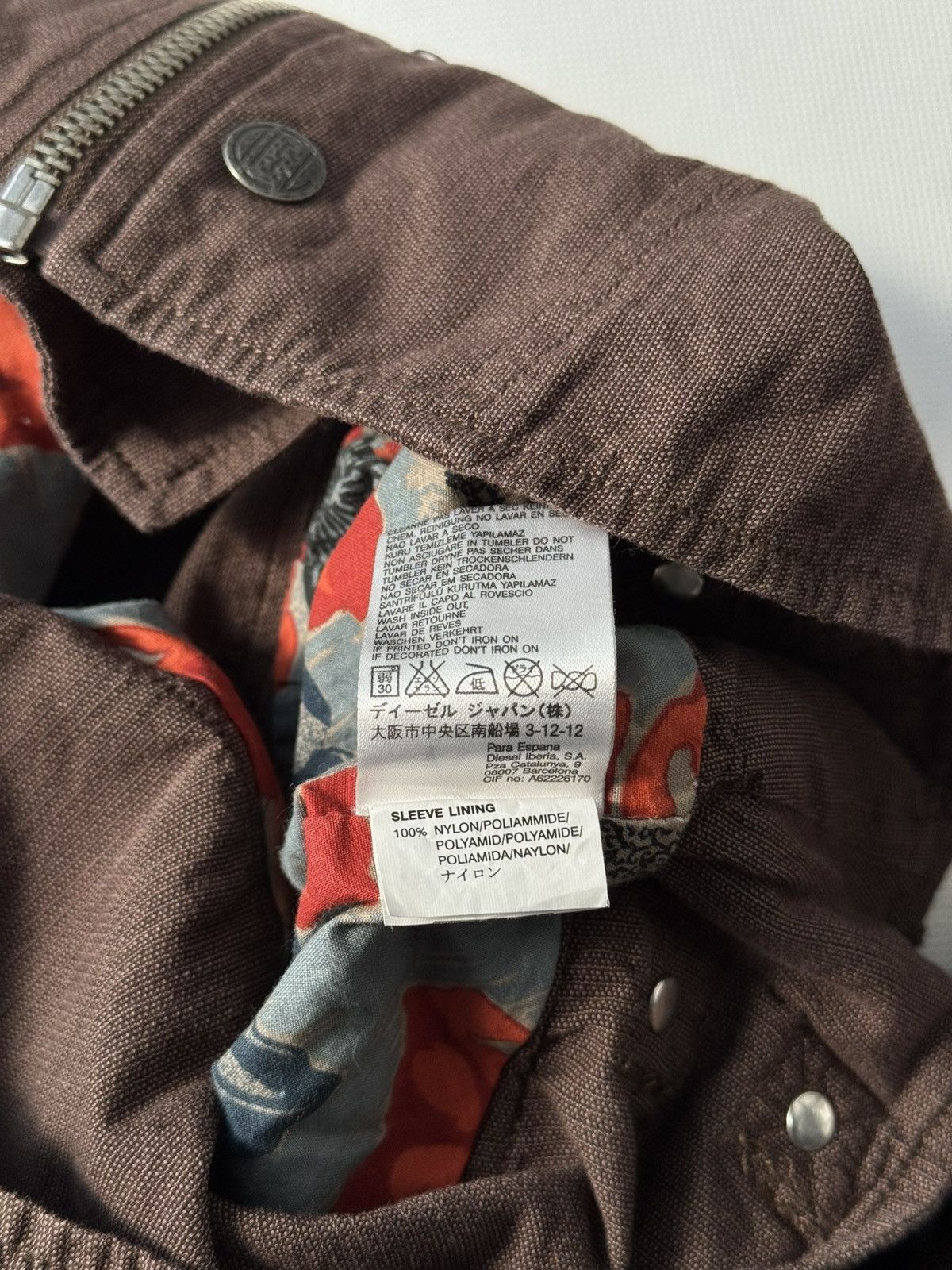 Diesel Archive Diesel Brown Corset Jacket Napoleon Style 00s Size L / US 10 / IT 46 - 16 Thumbnail