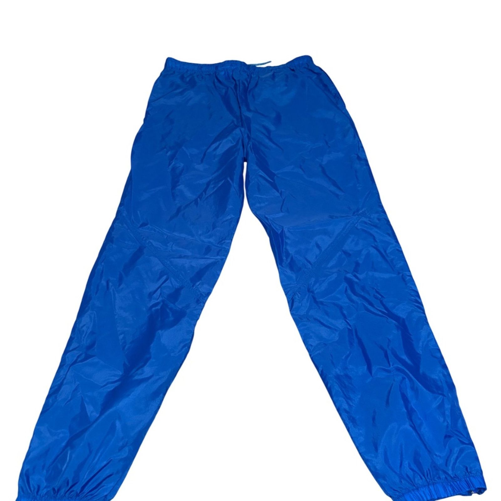 Nike × Vintage Xs 1980s Nike Windbreaker track pants Blue logo zip y2k Size US 28 / EU 44 - 2 Thumbnail