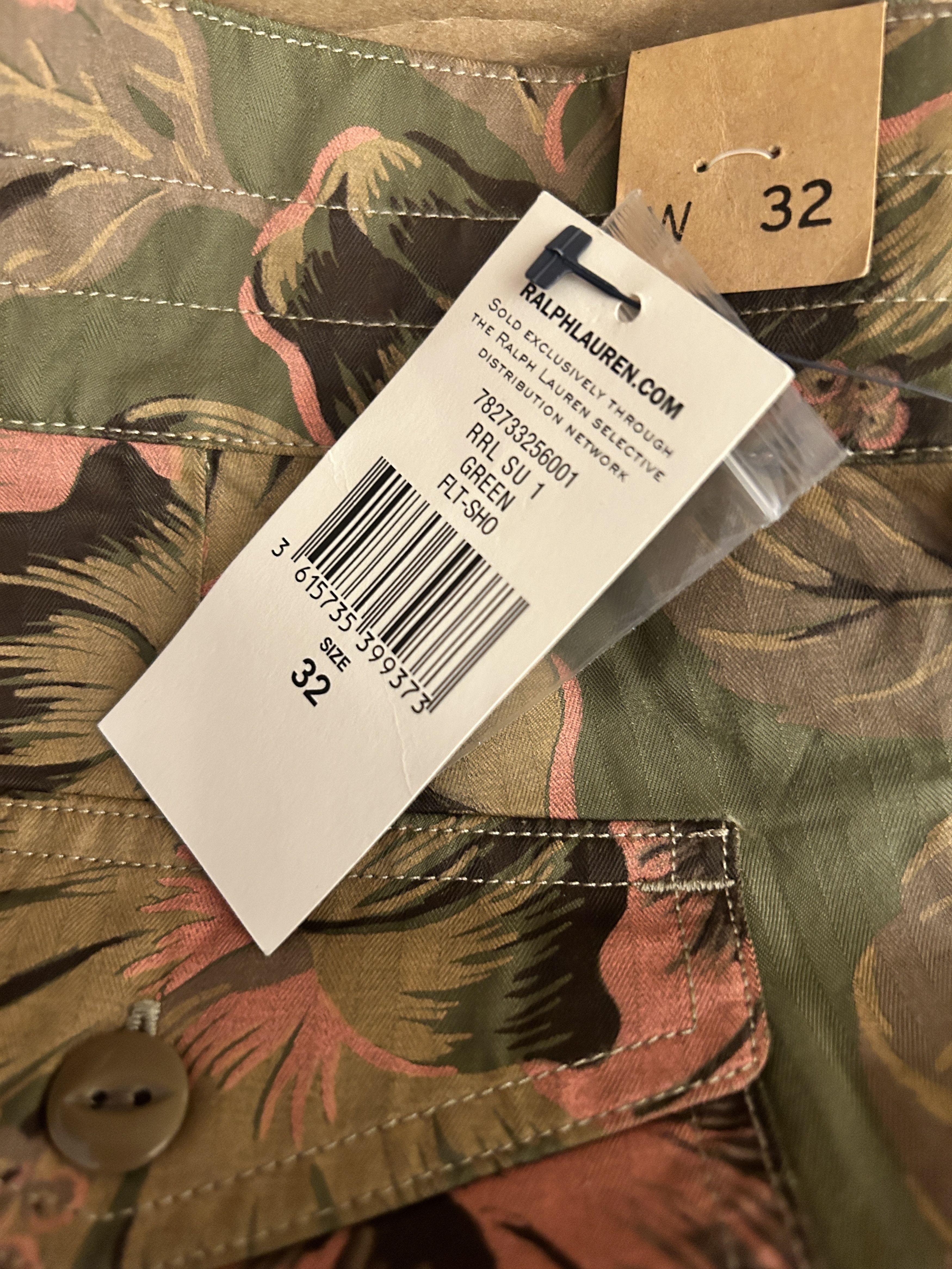 RRL Ralph Lauren Long floral Printed Cotton-blend Swim Shorts In Green Size US 32 / EU 48 - 5 Thumbnail
