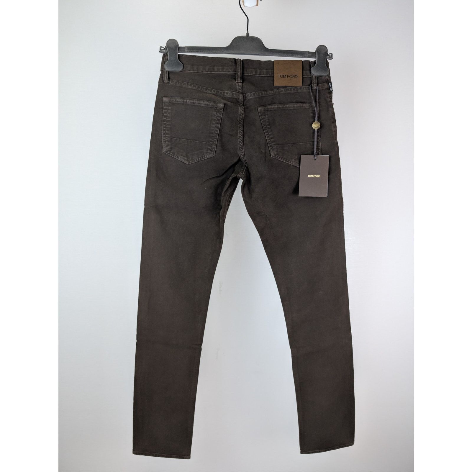 Tom Ford o1rshd1 Slim Fit Denim Jeans in Cafe Brown 30 Size US 30 / EU 46 - 9 Thumbnail