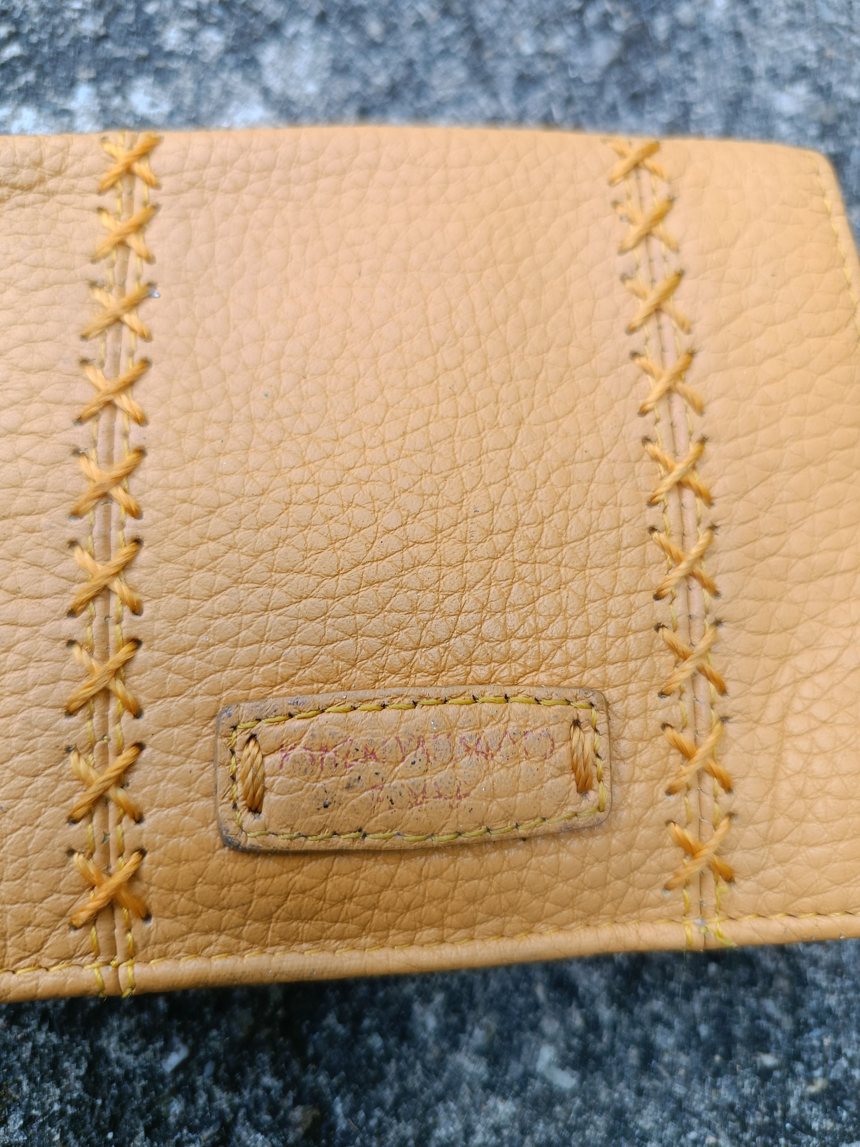 Kansai Yamamoto KANSAI YAMAMOTO COWHIDE BIFOLD WALLET YELLOW Size ONE SIZE - 6 Thumbnail