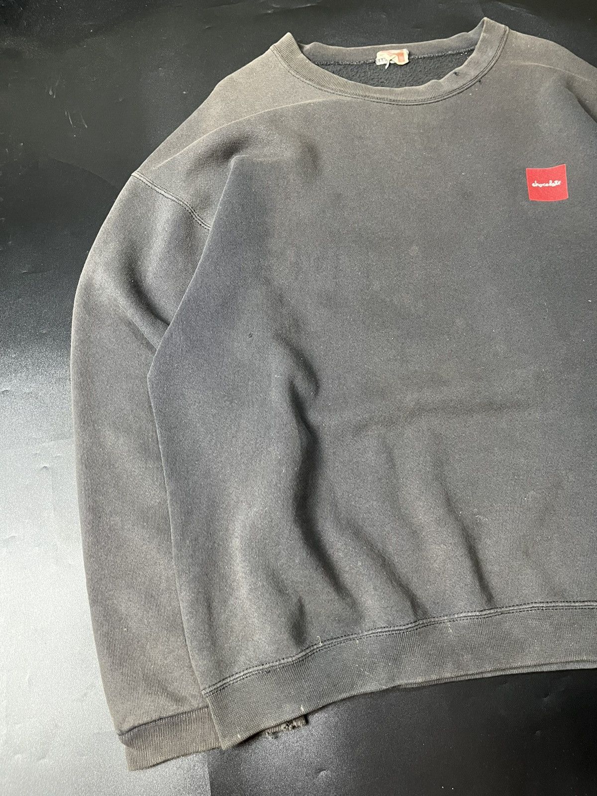 Thrasher × Vintage chocolate Skateboard sweatshirt Distressed Rare Size US L / EU 52-54 / 3 - 4 Thumbnail